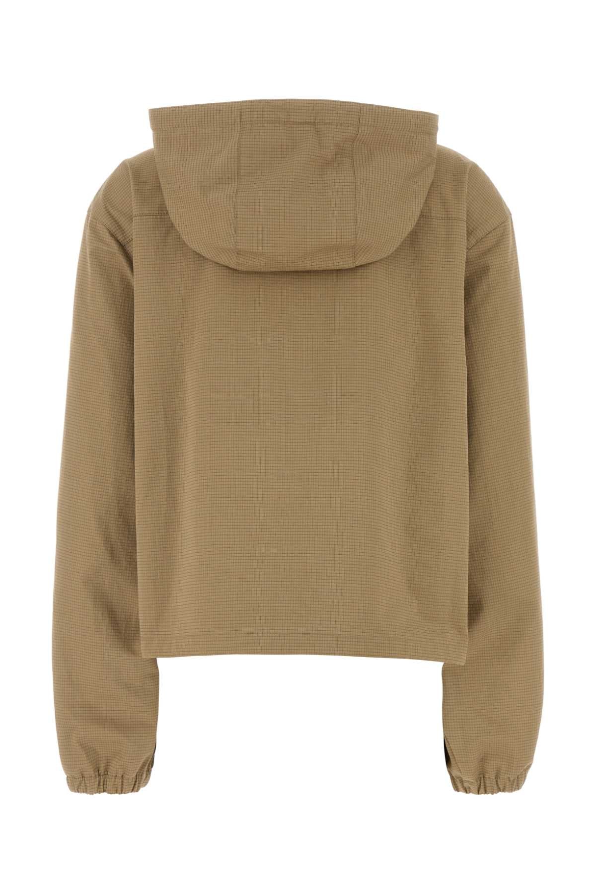 Miu Miu Women Embroidered Ripstop Fabric Jacket MIU MIU