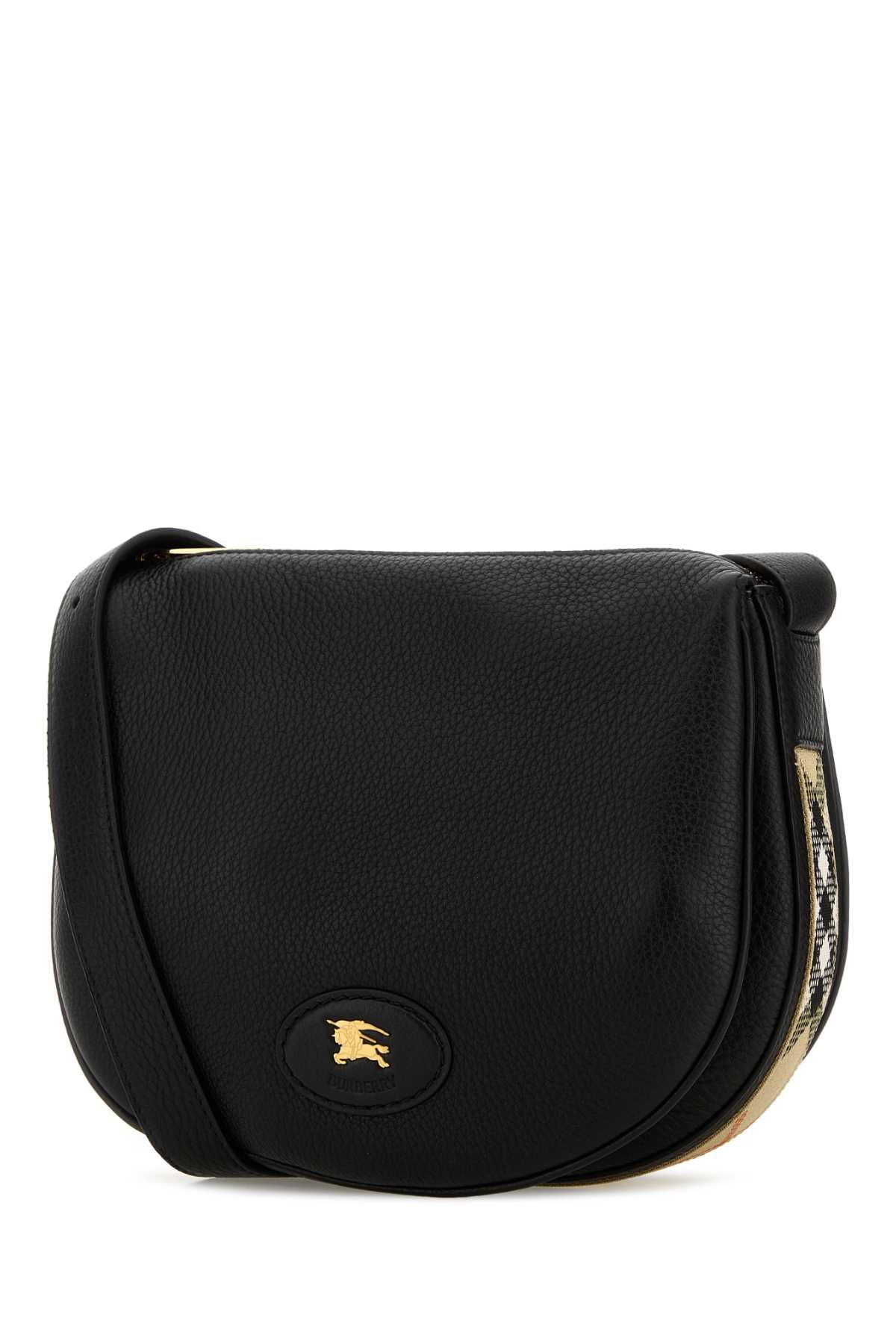 Burberry Women Black Leather Tavistock Crossbody Bag BURBERRY