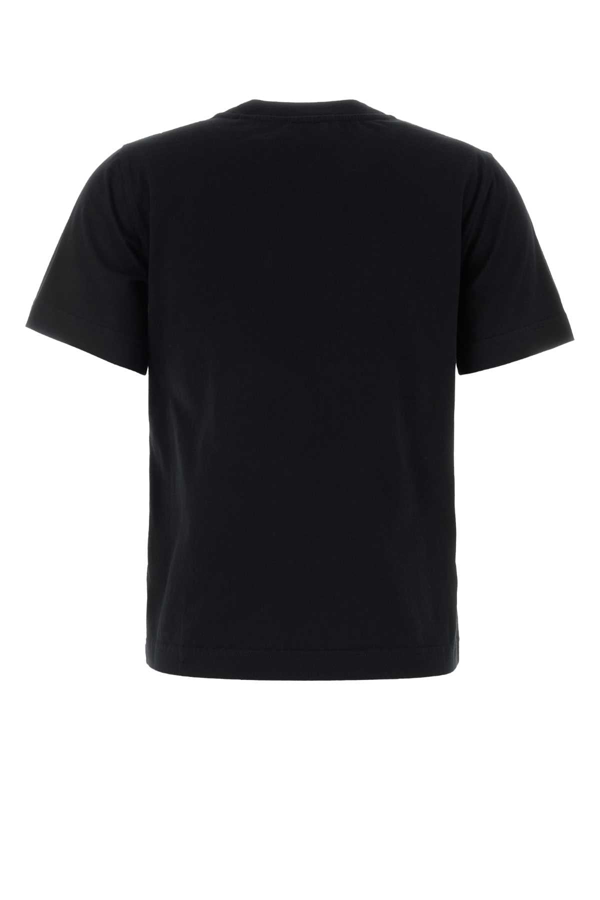 Burberry Women Black Cotton T-Shirt BURBERRY