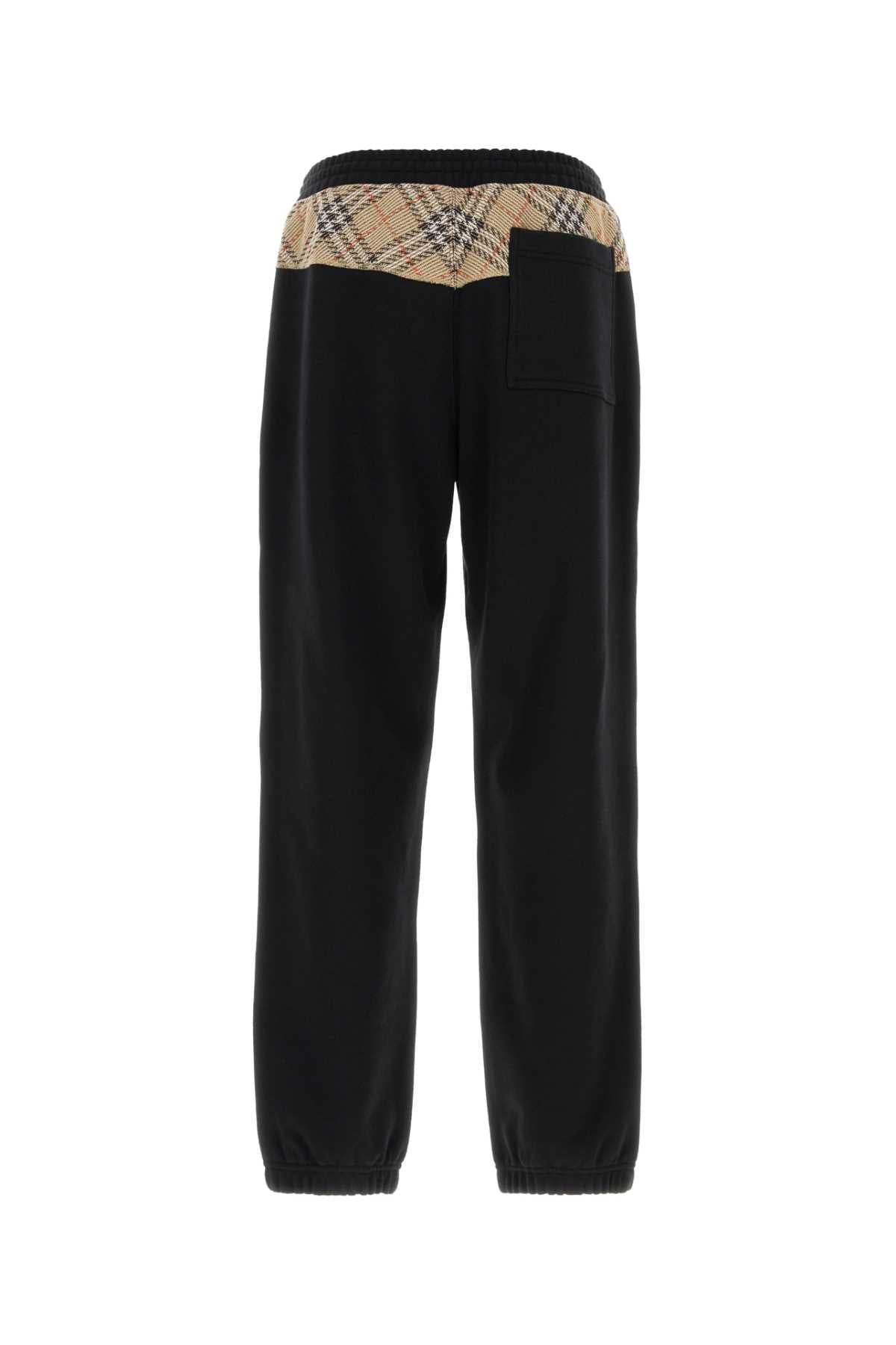 Burberry Men Black Cotton Joggers BURBERRY