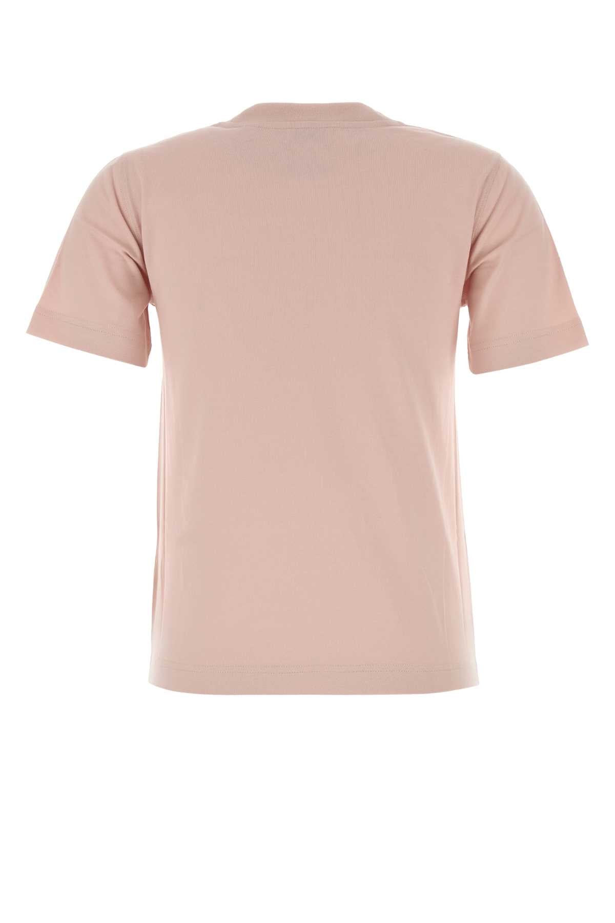 Burberry Women Pink Cotton T-Shirt BURBERRY