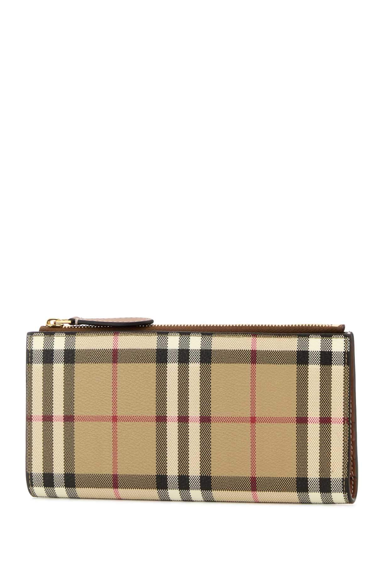 Burberry Women Printed Canvas Wallet