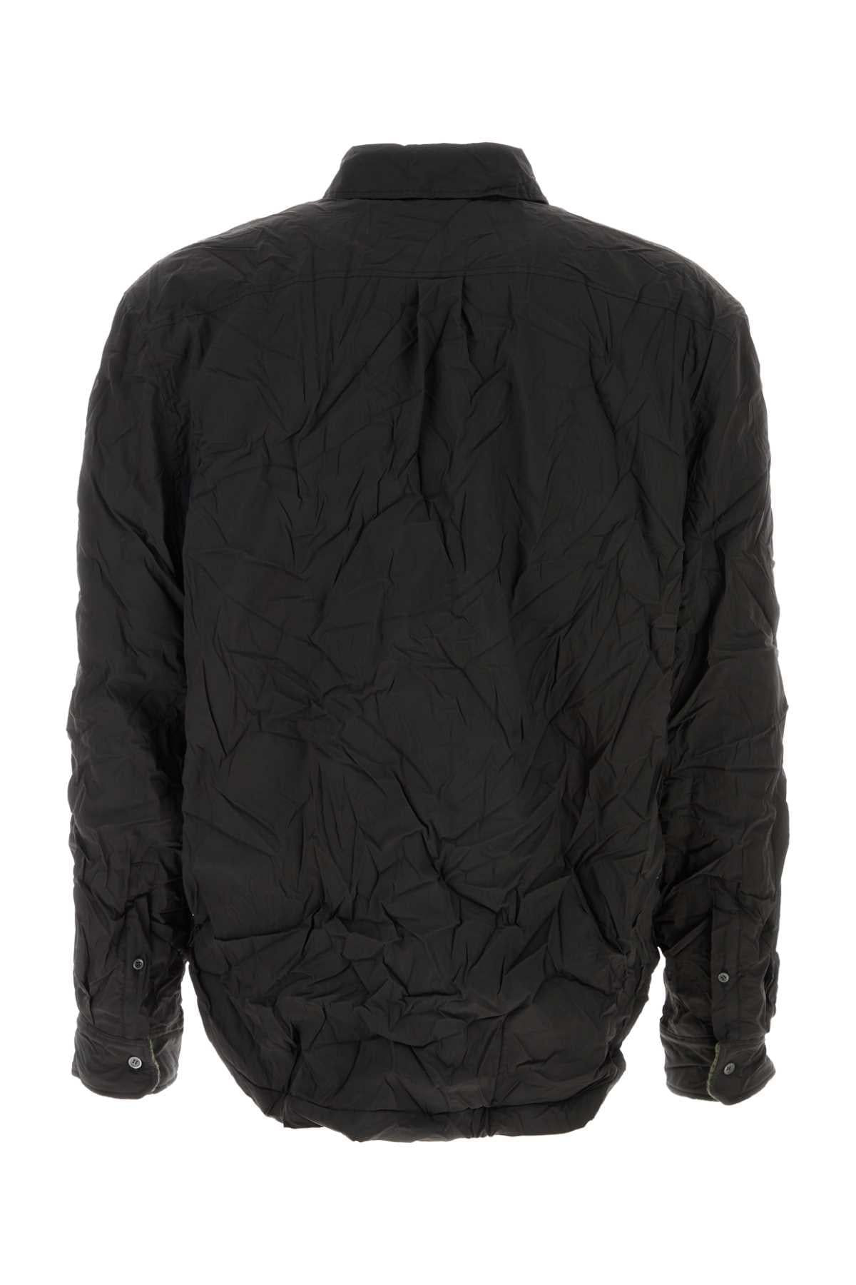 Loewe Men Black Poplin Shirt LOEWE