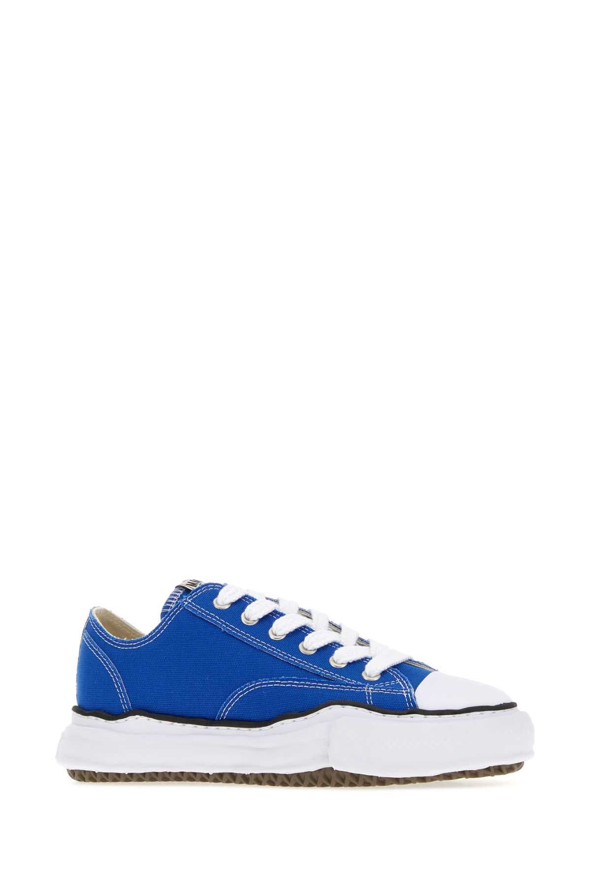 Maison Mihara Yasuhiro Men Electric Blue Canvas Peterson Sneakers MAISON MIHARA YASUHIRO