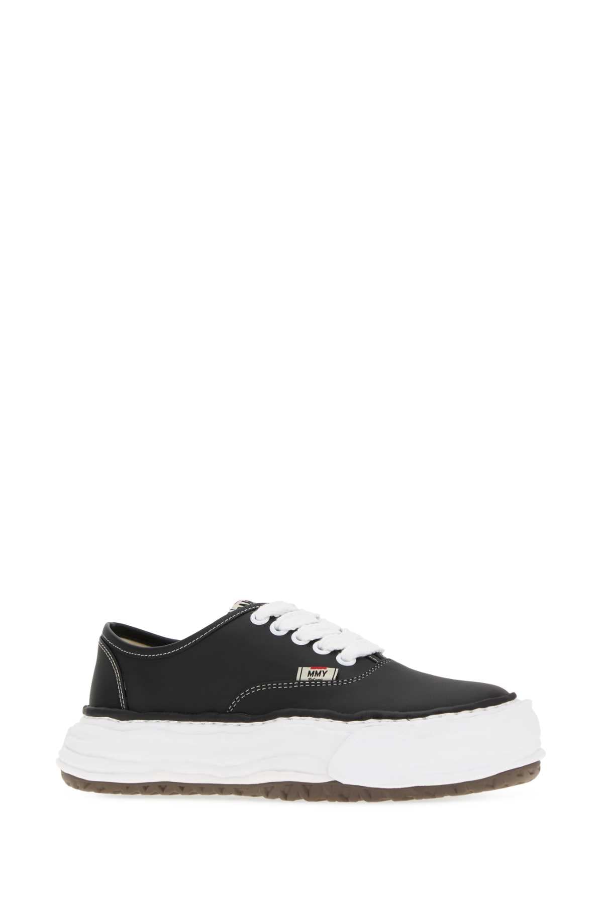 Maison Mihara Yasuhiro Unisex Black Leather Baker Sneakers MAISON MIHARA YASUHIRO