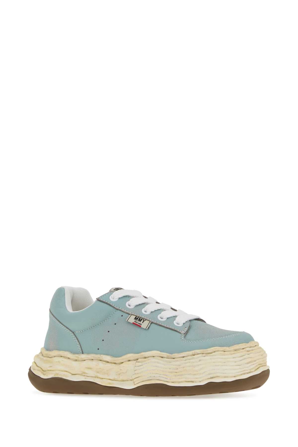 Maison Mihara Yasuhiro Unisex Light-Blue Leather Oliver Sneakers MAISON MIHARA YASUHIRO