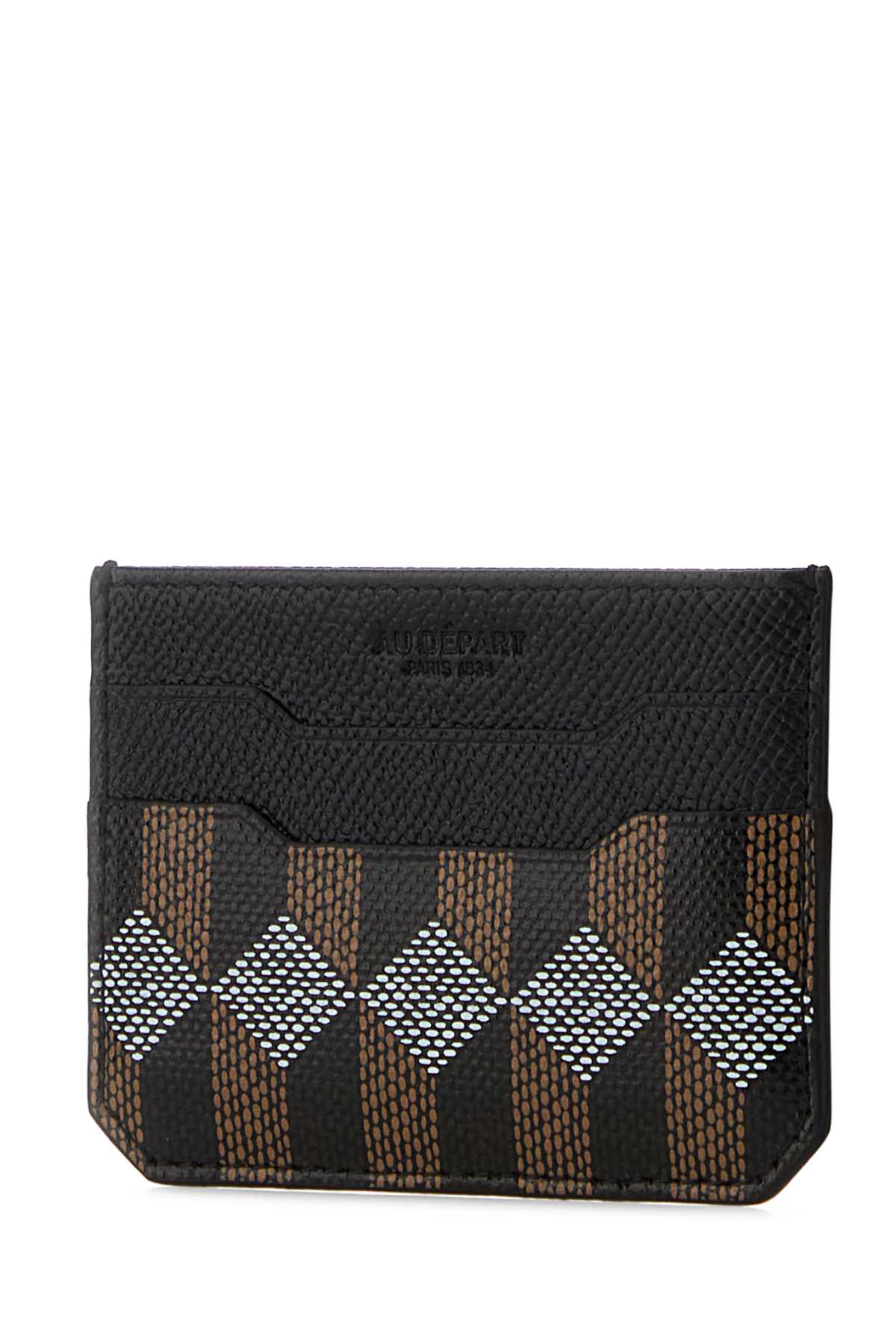 Au Depart Women Printed Leather Card Holder AU DEPART