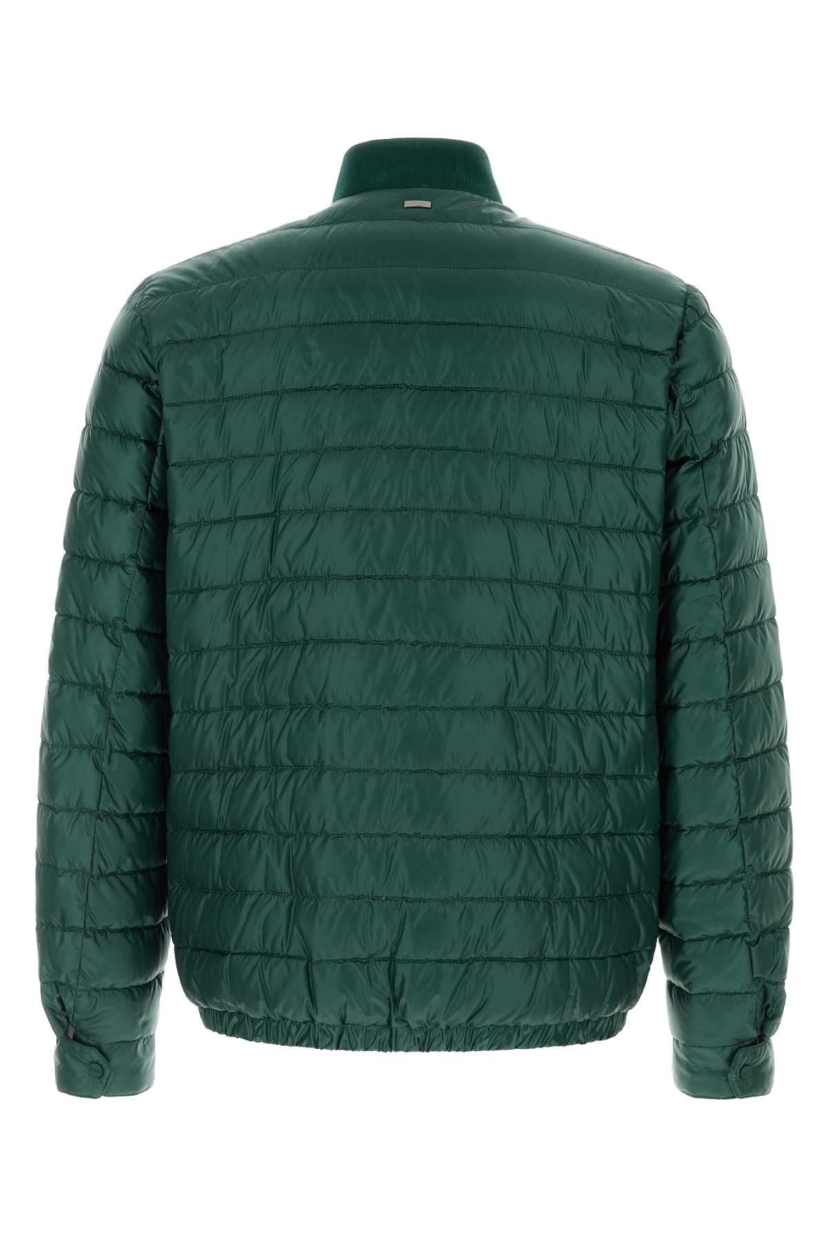 Herno Men Bottle Green Nylon Down Jacket HERNO