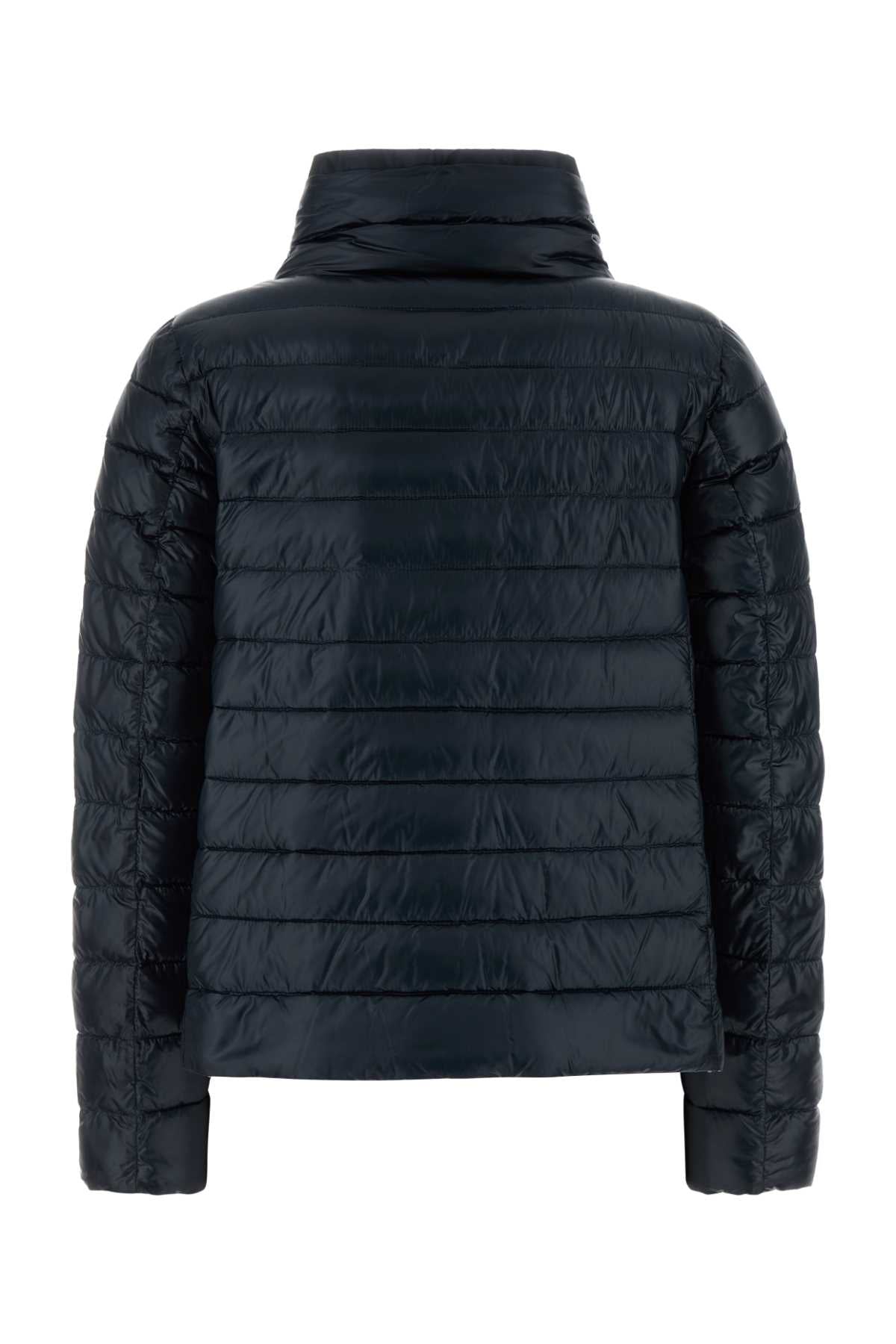 Herno Women Midnight Blue Nylon Reversible Down Jacket HERNO