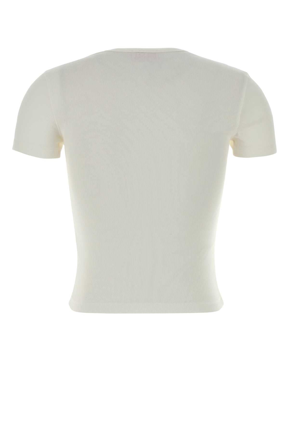 Diesel Women White Stretch Cotton T-Elle T-Shirt DIESEL