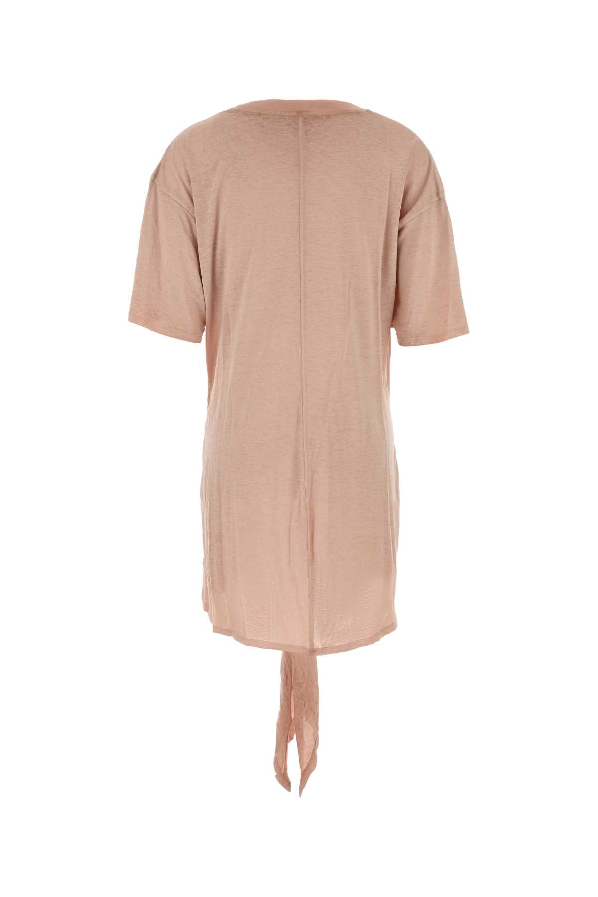 Diesel Women Pink Jersey T-Shirt Dress DIESEL