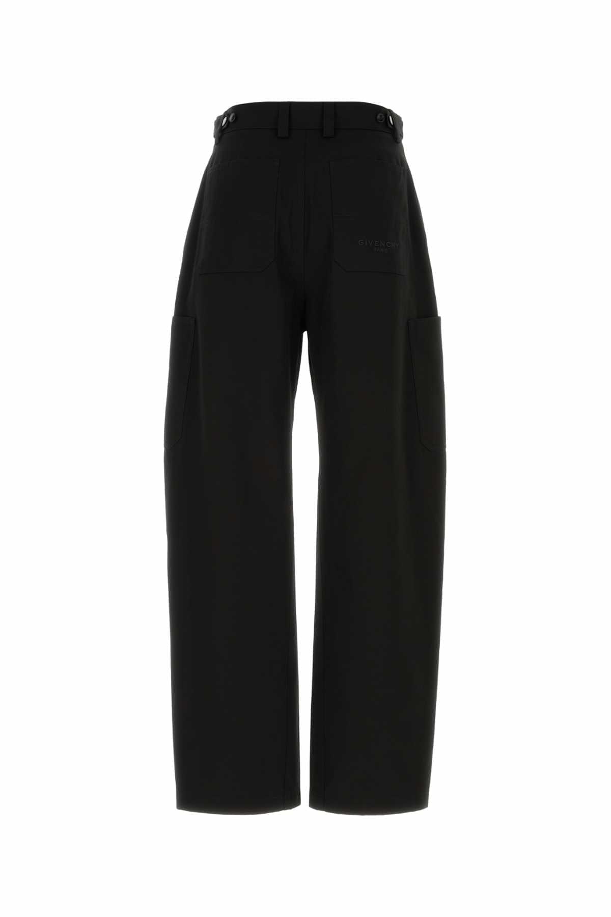 Givenchy Men Black Cotton Cargo Pant GIVENCHY