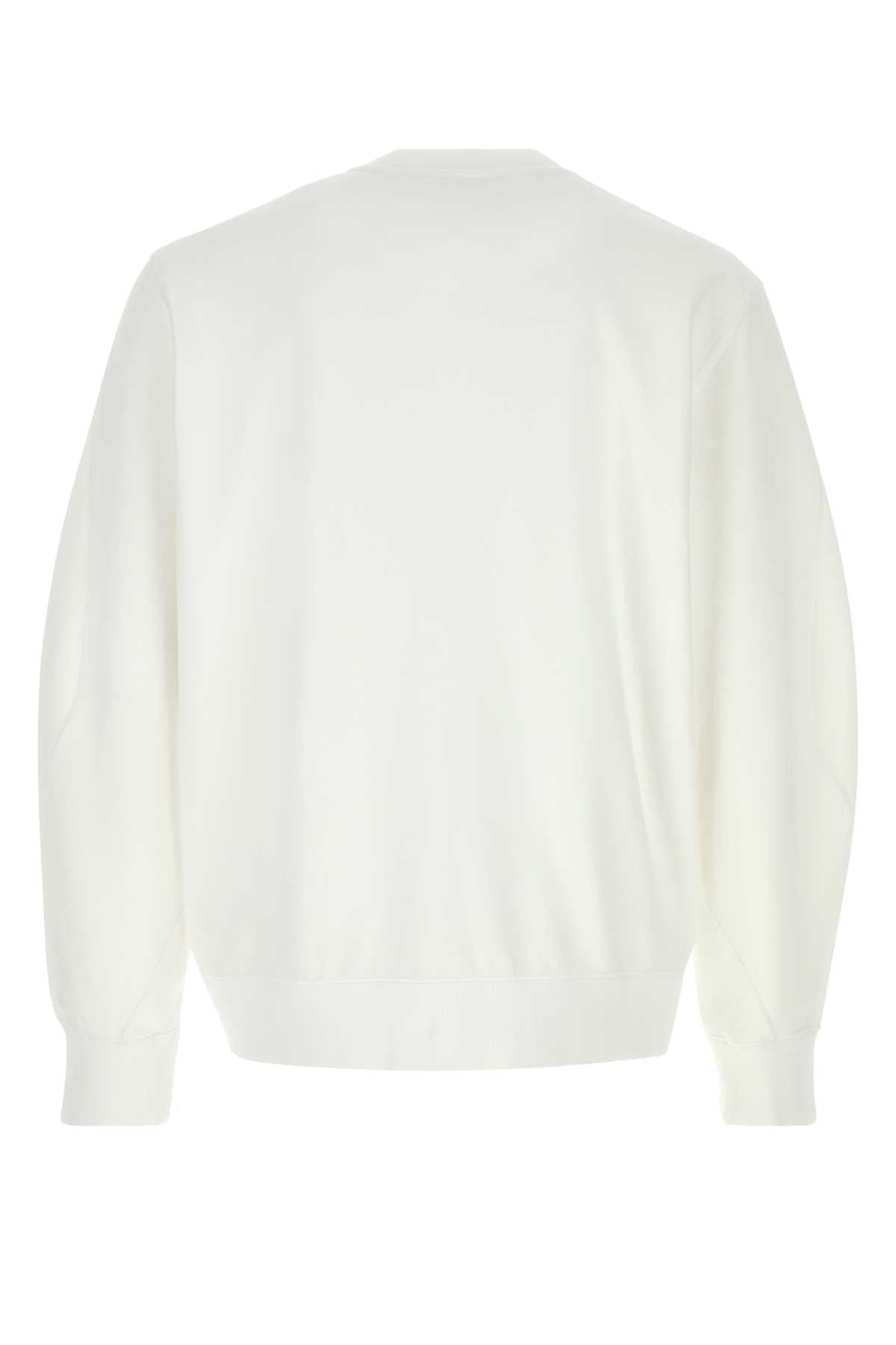 Givenchy Men White Cotton Sweatshirt GIVENCHY