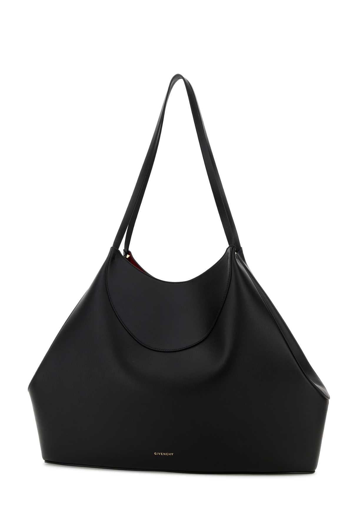 Givenchy Women Black Leather Medium Facet Shopping Bag GIVENCHY