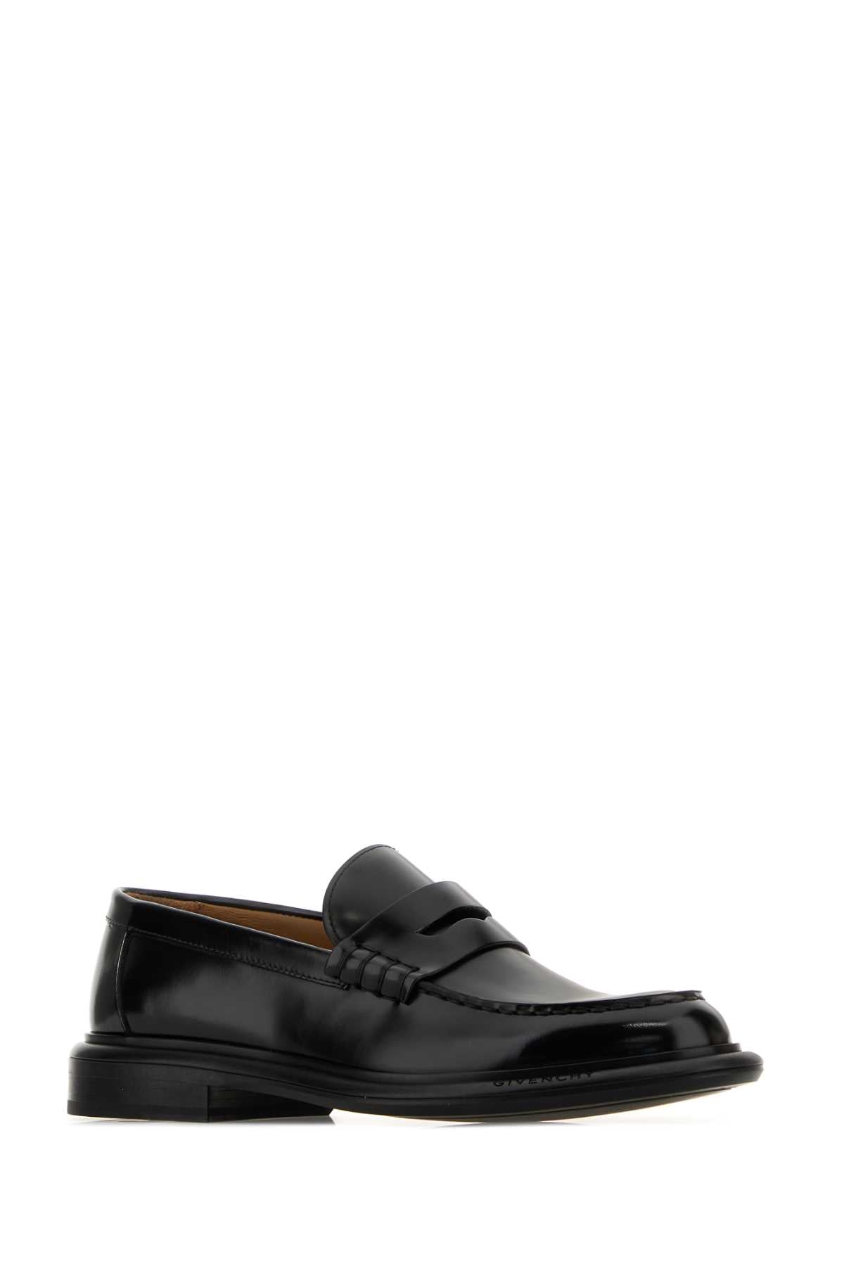 Givenchy Women Black Leather Gent Loafers GIVENCHY