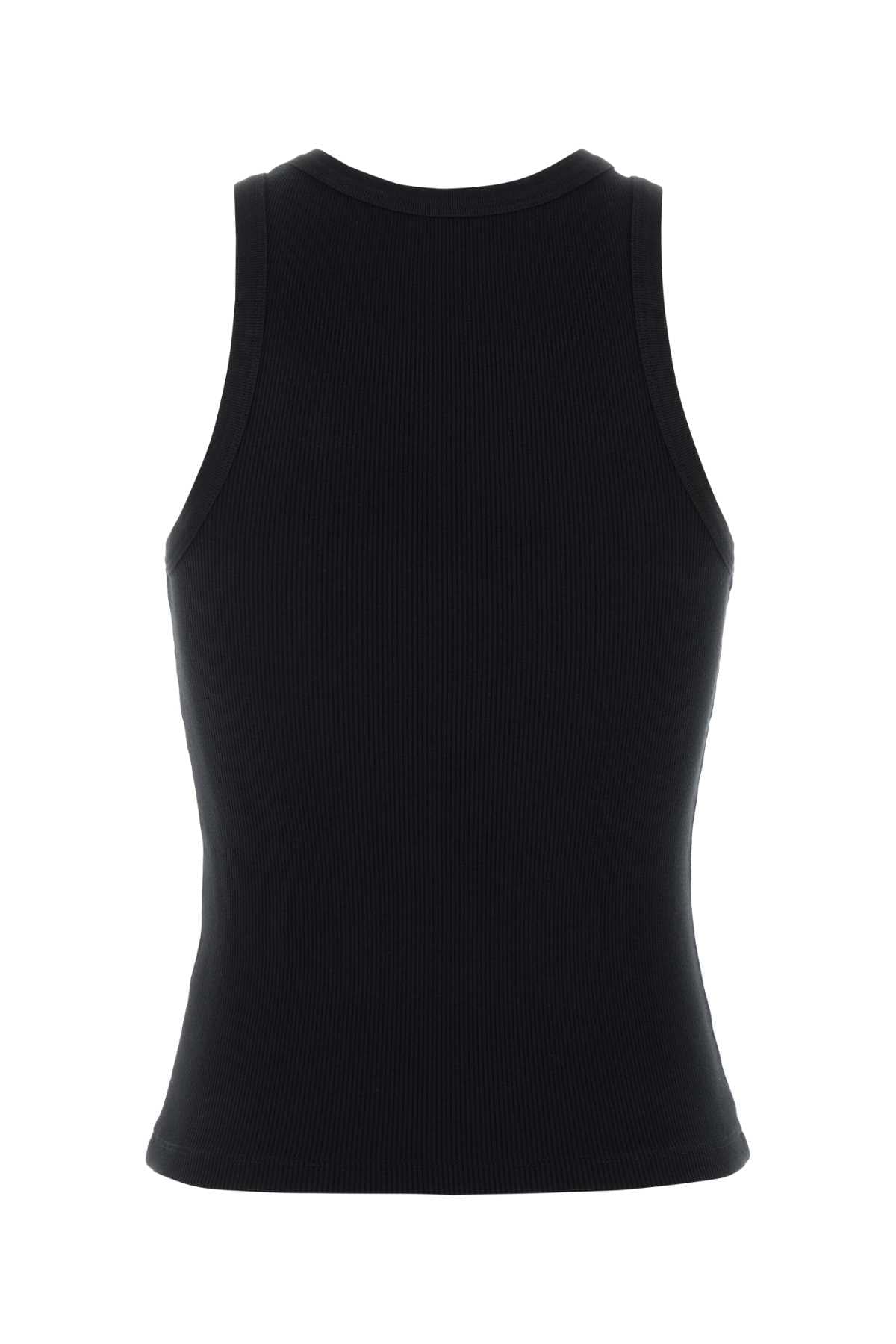Givenchy Women Black Stretch Cotton Tank Top GIVENCHY