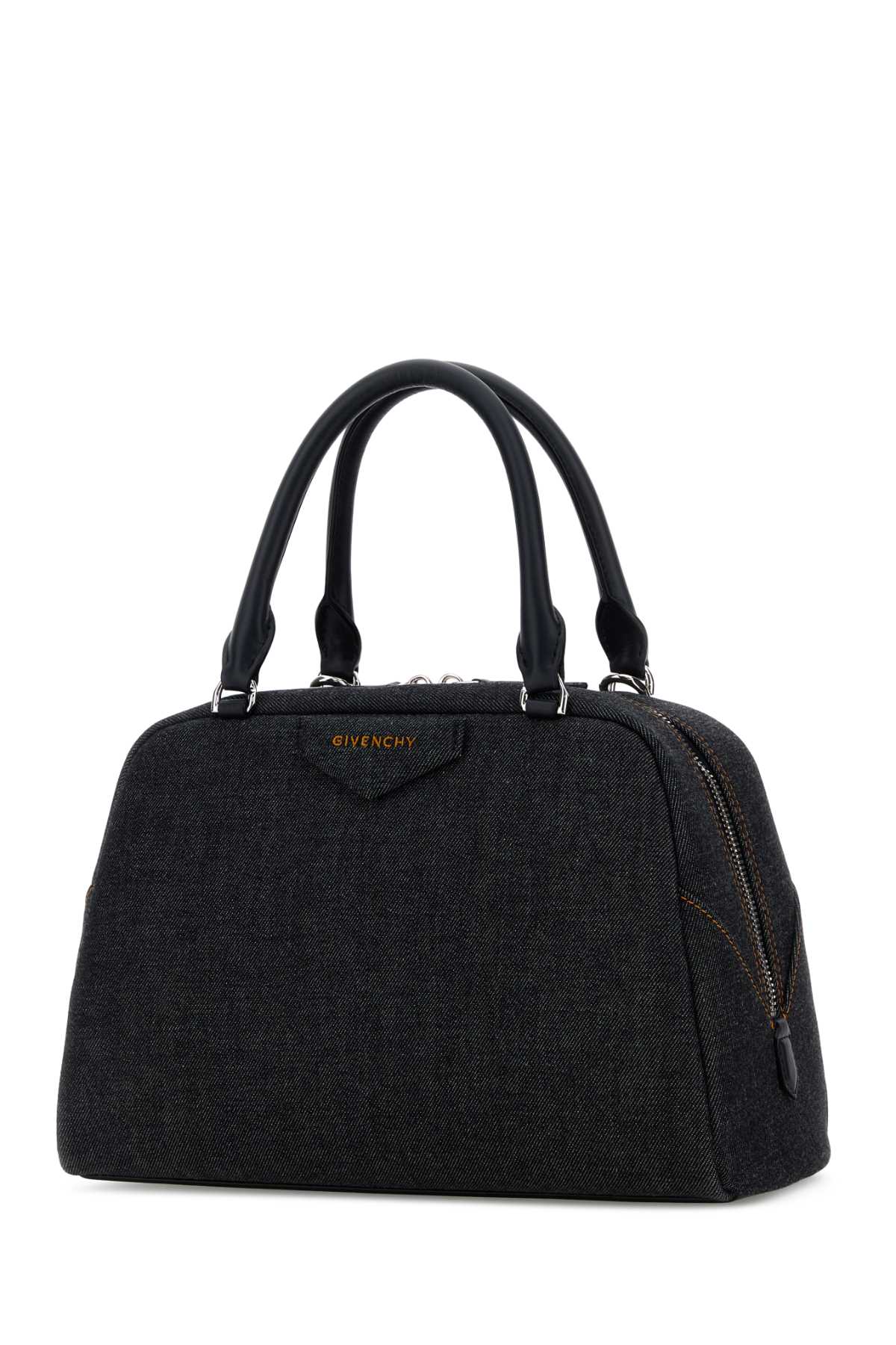 Givenchy Women Dark Blue Denim Antigona East West Handbag GIVENCHY