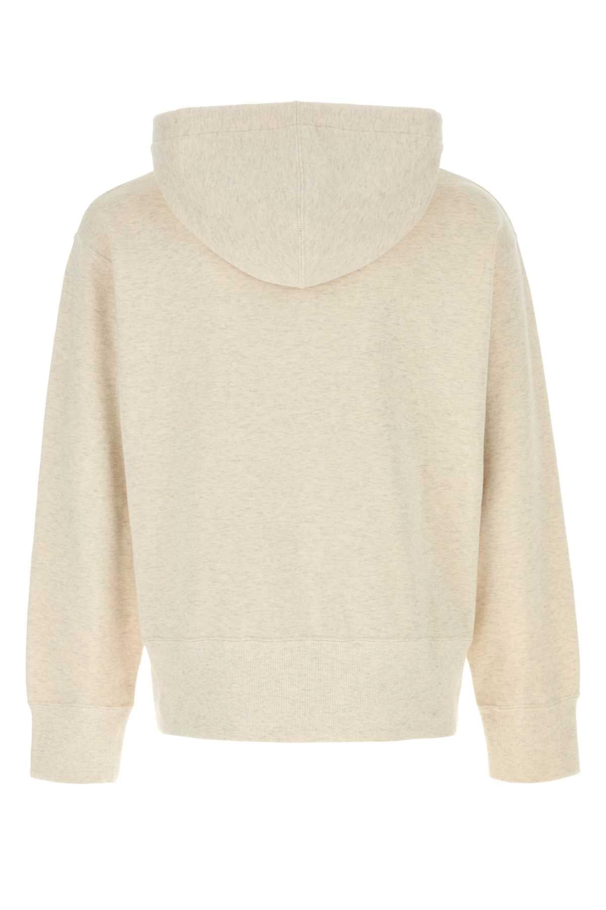 Givenchy Men Melange Cream Cotton Sweatshirt GIVENCHY