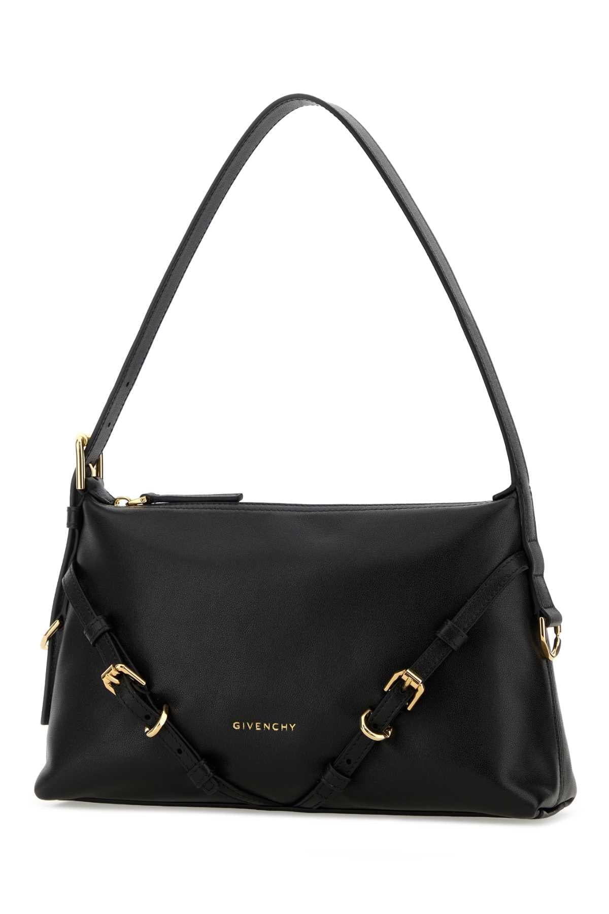 Givenchy Women Black Leather Mini Voyou Shoulder Bag