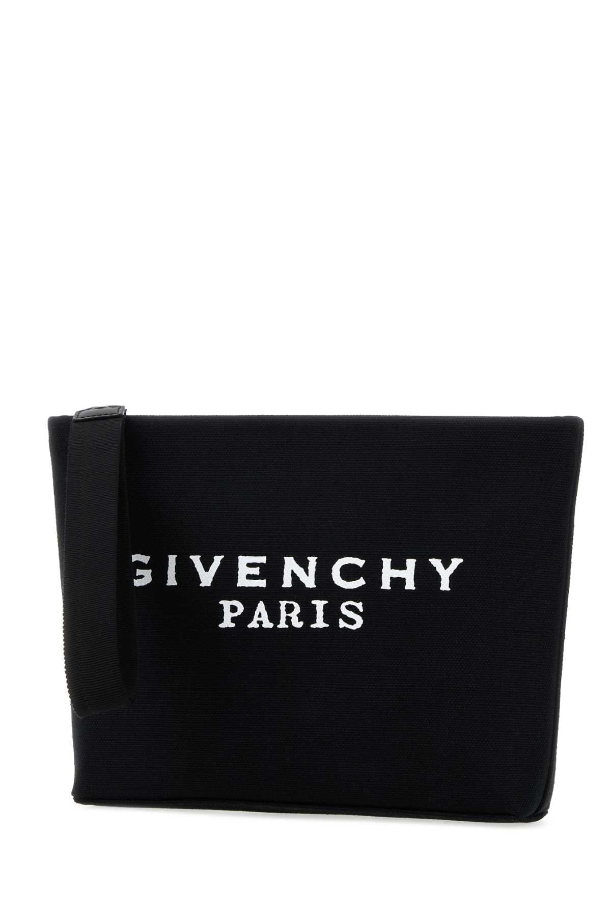 Givenchy Women Black Canvas Pouch