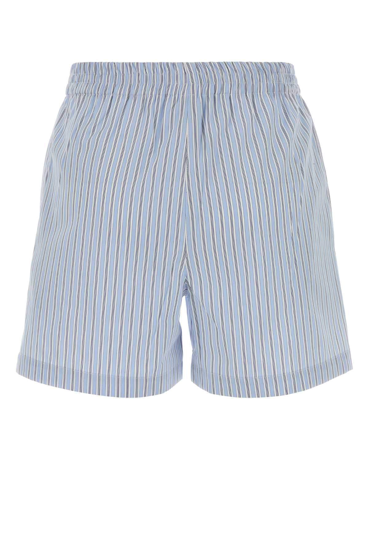 The Attico Women Embroidered Poplin Shorts THE ATTICO