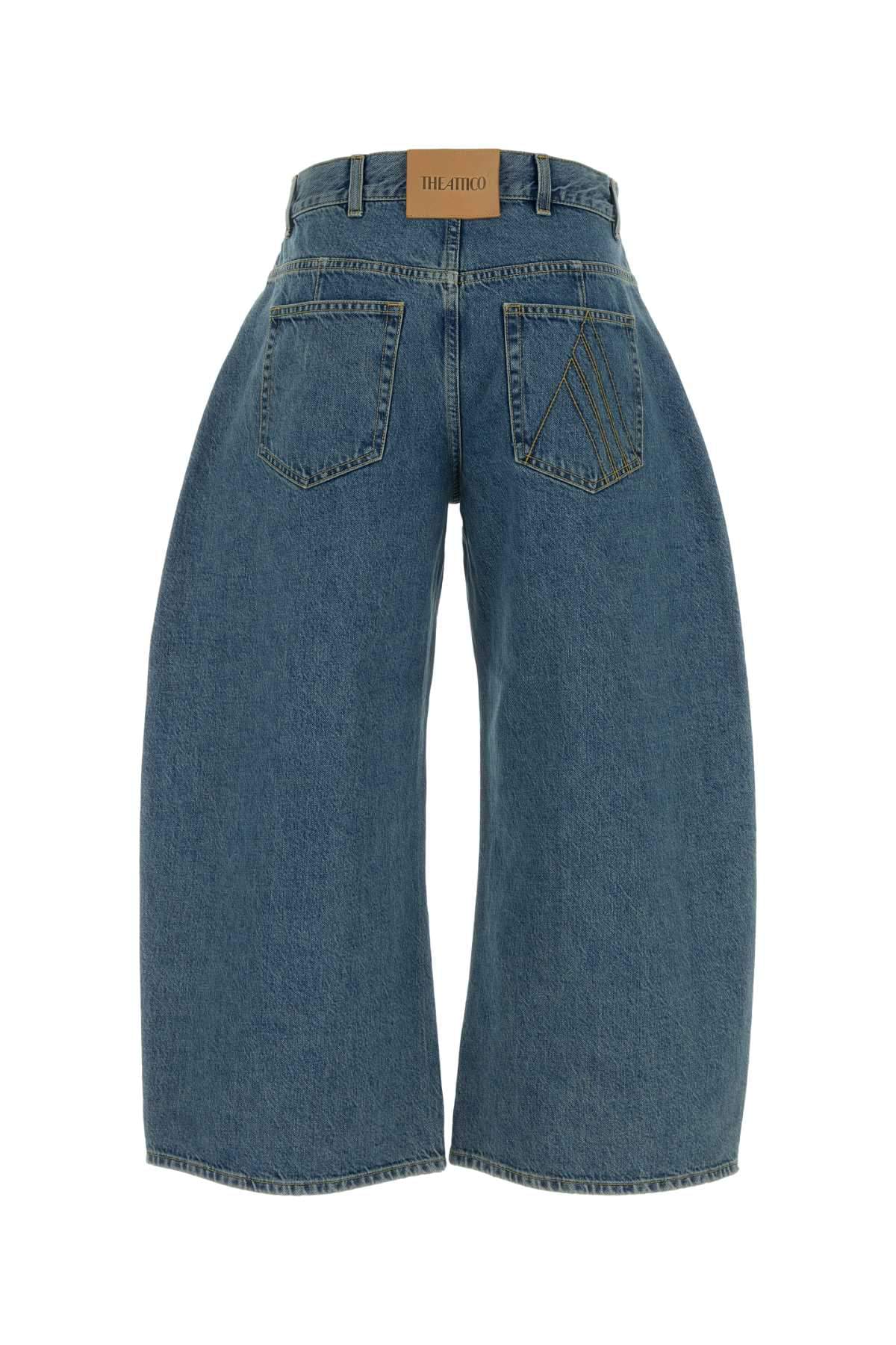 The Attico Women Denim Wide-Leg Jeans THE ATTICO