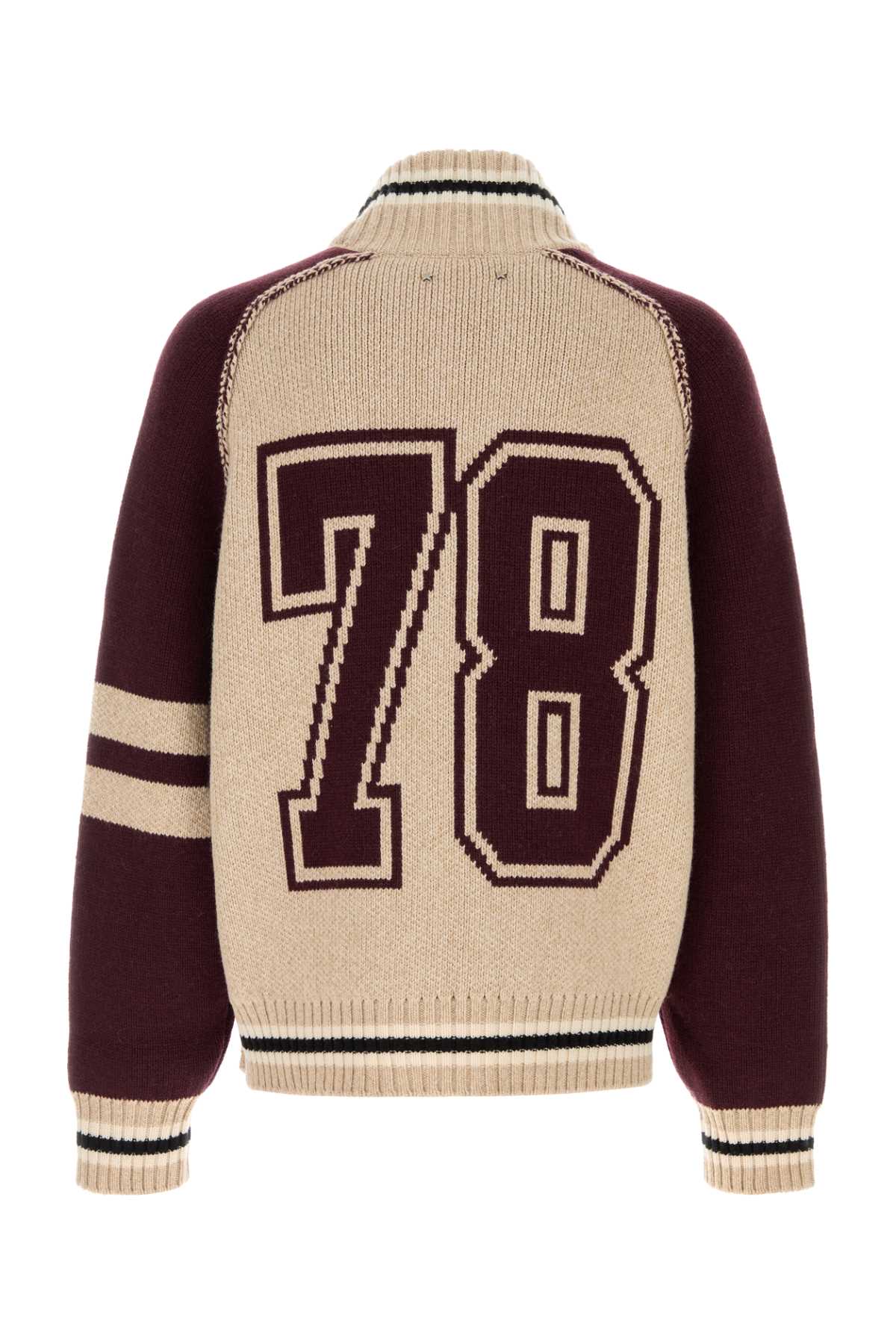 Golden Goose Deluxe Brand Men Beige Wool Blend Cardigan GOLDEN GOOSE