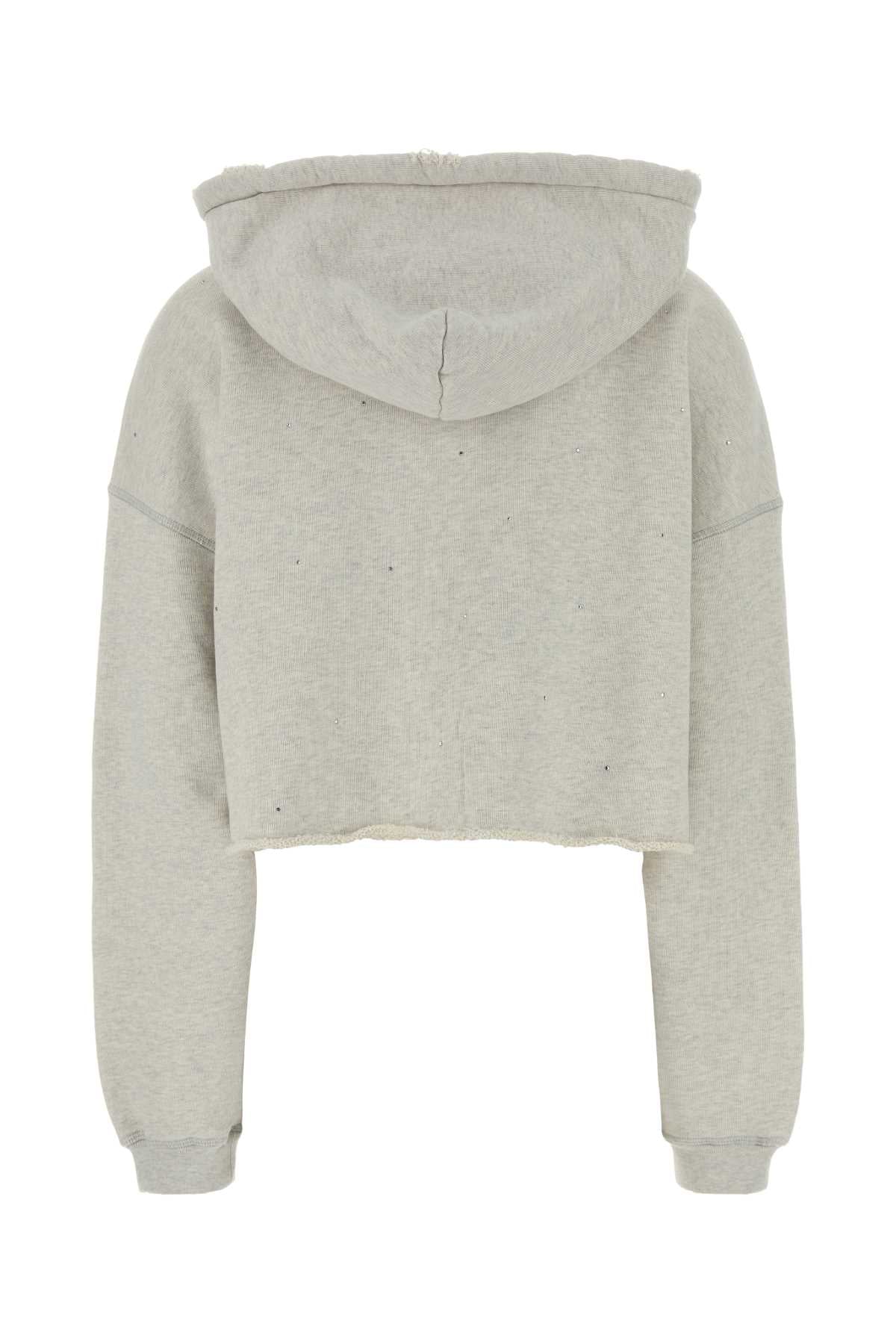 Golden Goose Deluxe Brand Women Grey Cotton Sweatshirt GOLDEN GOOSE