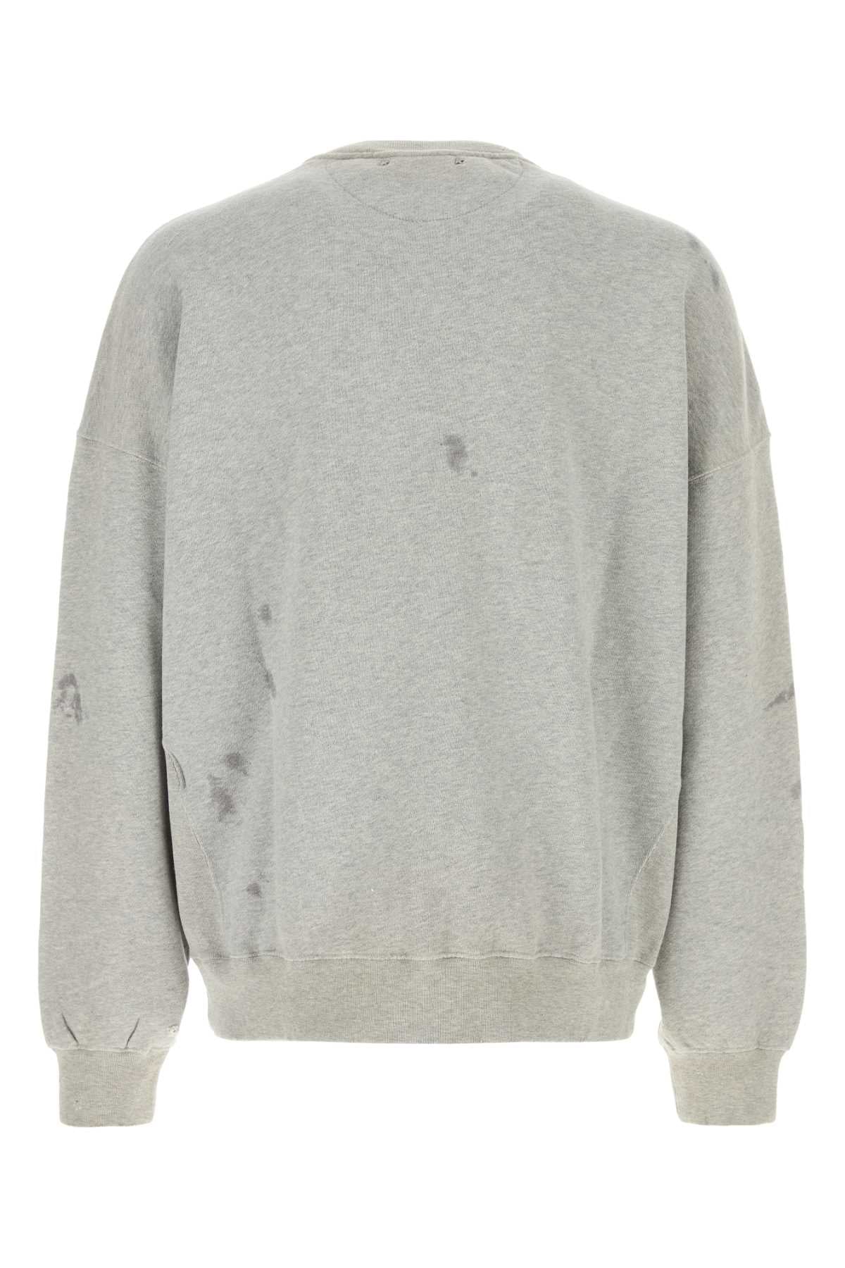 Golden Goose Deluxe Brand Men Grey Cotton Sweatshirt GOLDEN GOOSE