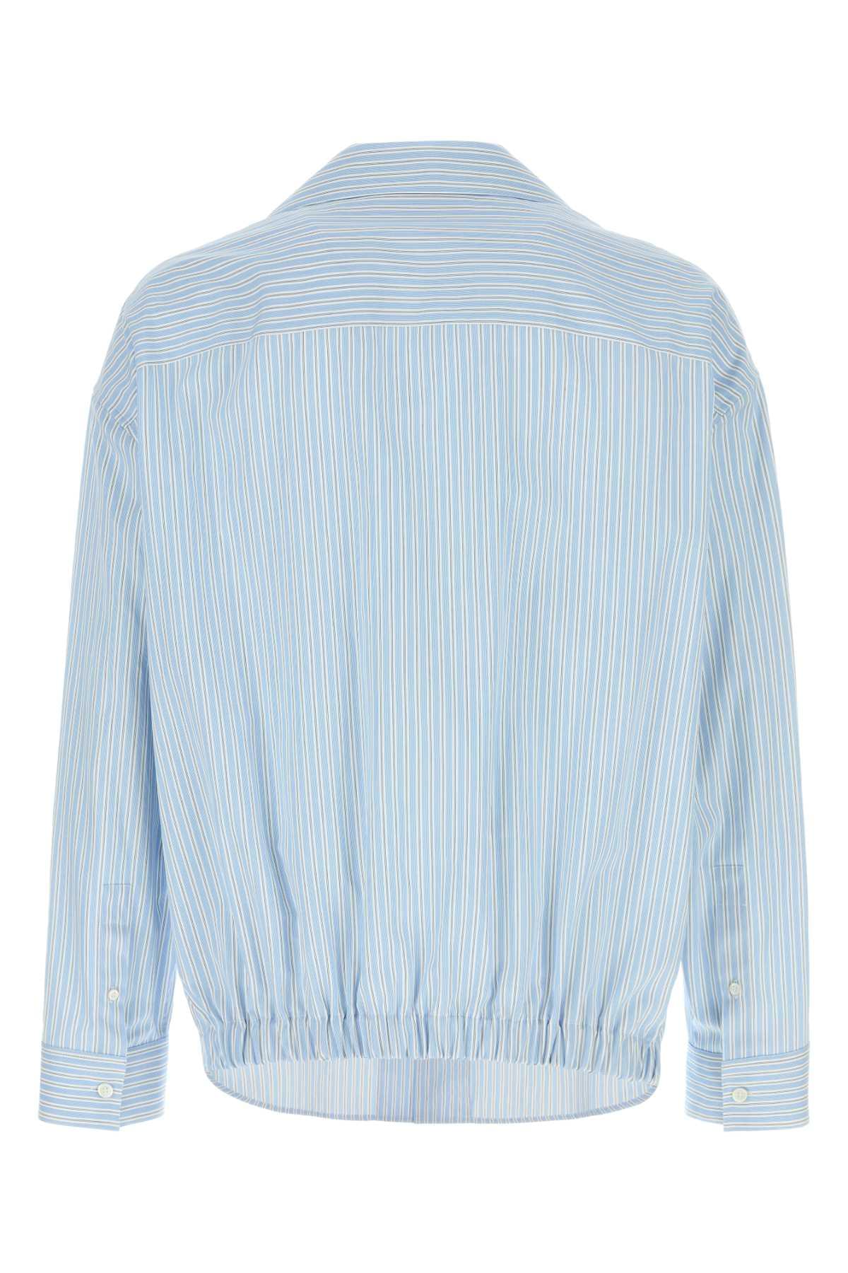 Loewe Men Embroidered Poplin Shirt LOEWE