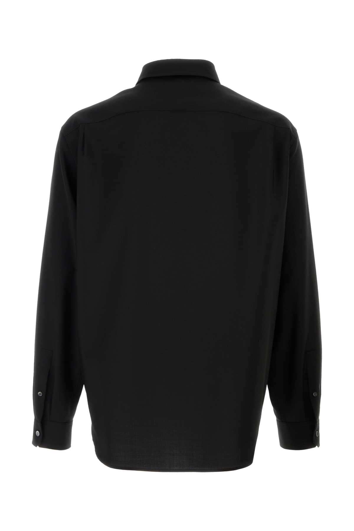 Loewe Men Back Wool Shirt LOEWE