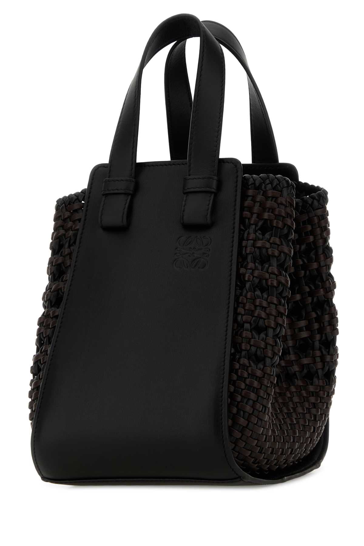 Loewe Women Two-Tone Leather Hammock Handbag LOEWE