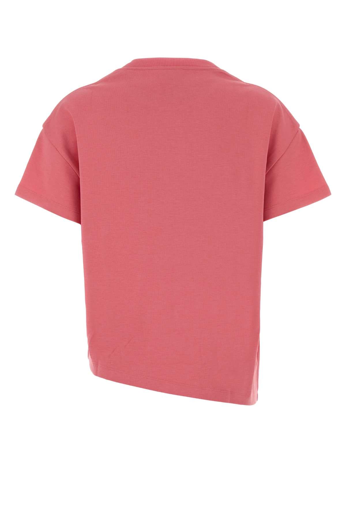 Loewe Women Pink Cotton Blend T-Shirt LOEWE