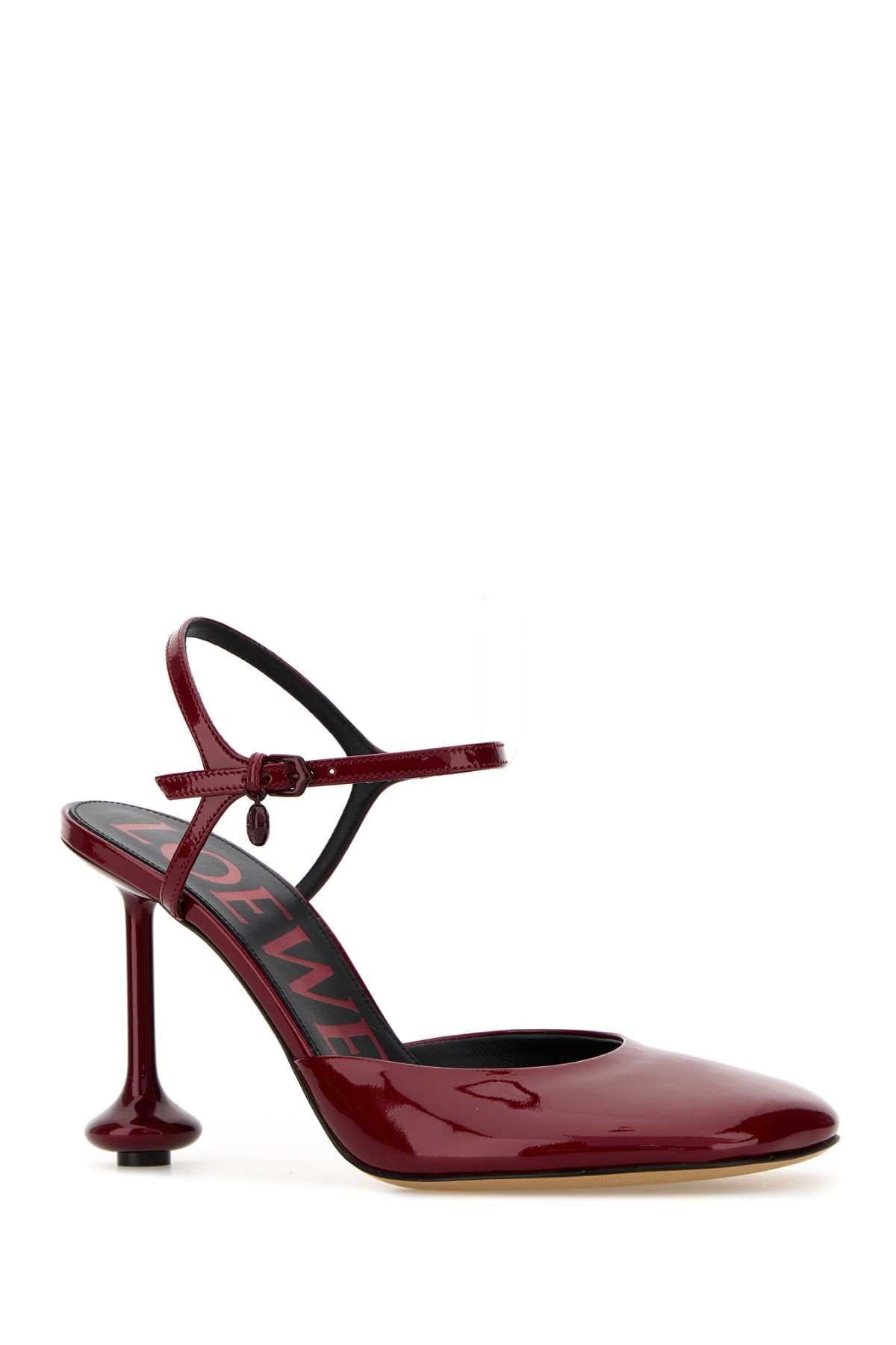 Loewe Women Tiziano Red Leather Toy Pumps LOEWE