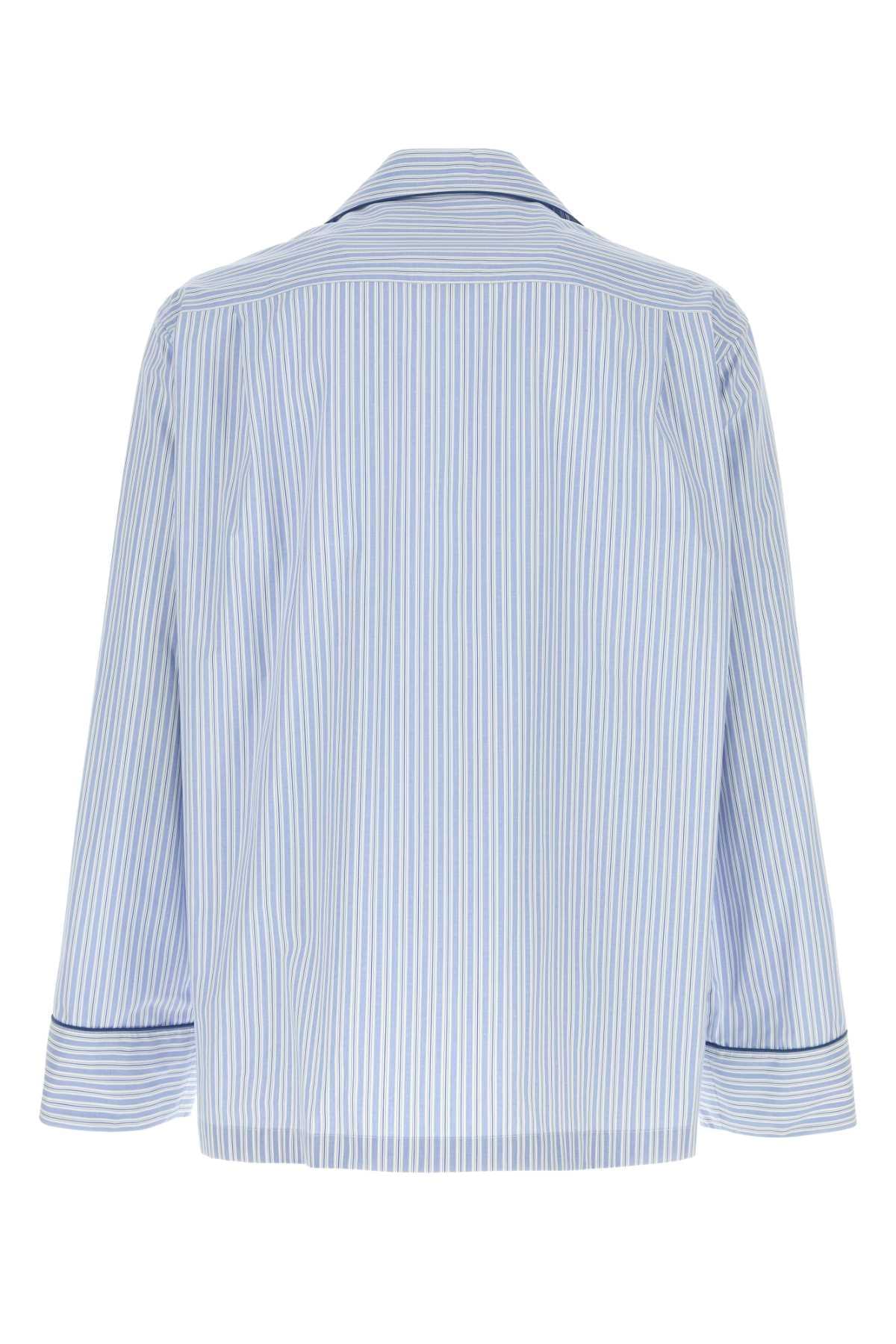 Dolce & Gabbana Men Embroidered Poplin Shirt DOLCE & GABBANA