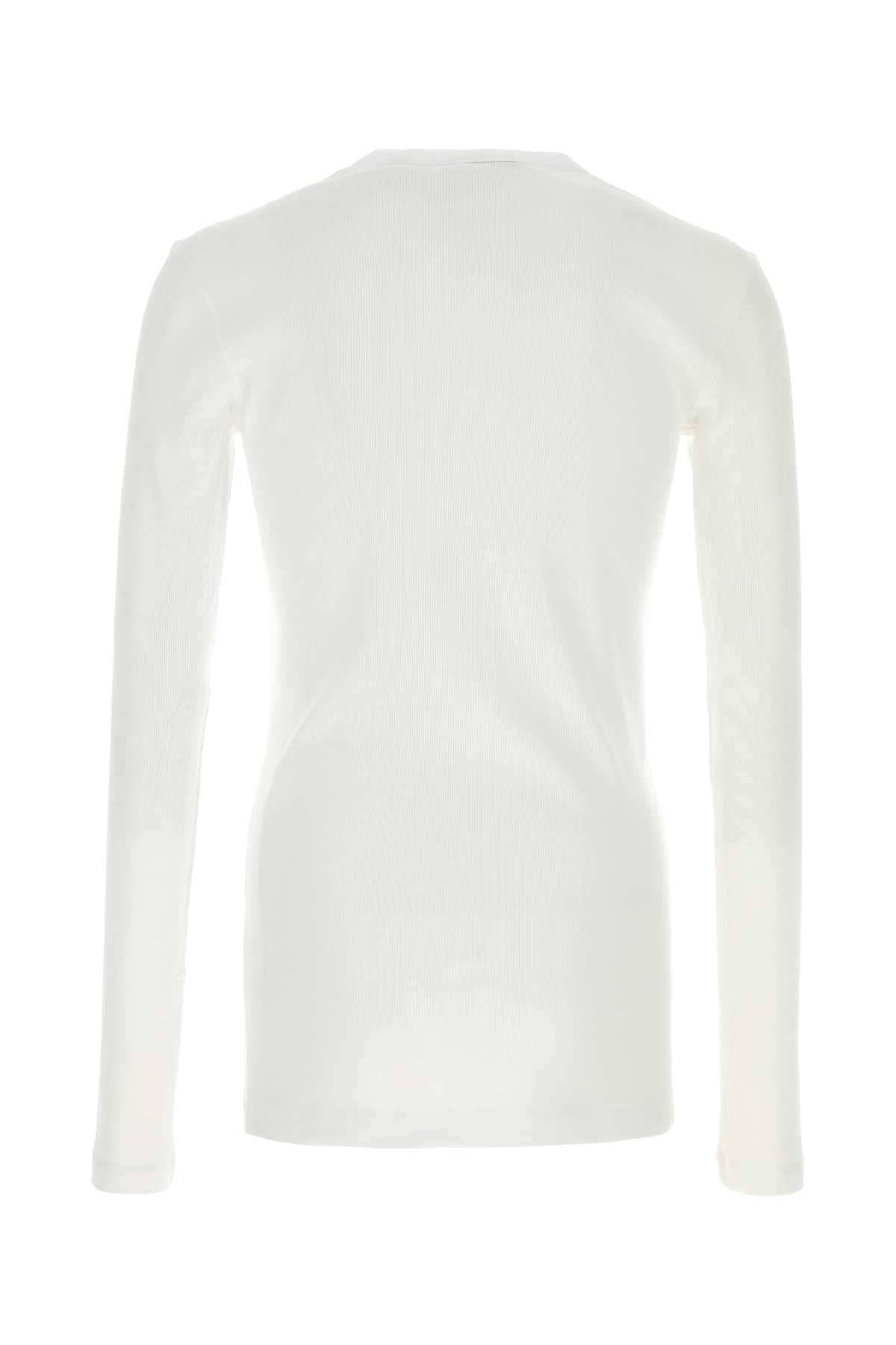 Dolce & Gabbana Men White Cotton T-Shirt DOLCE & GABBANA