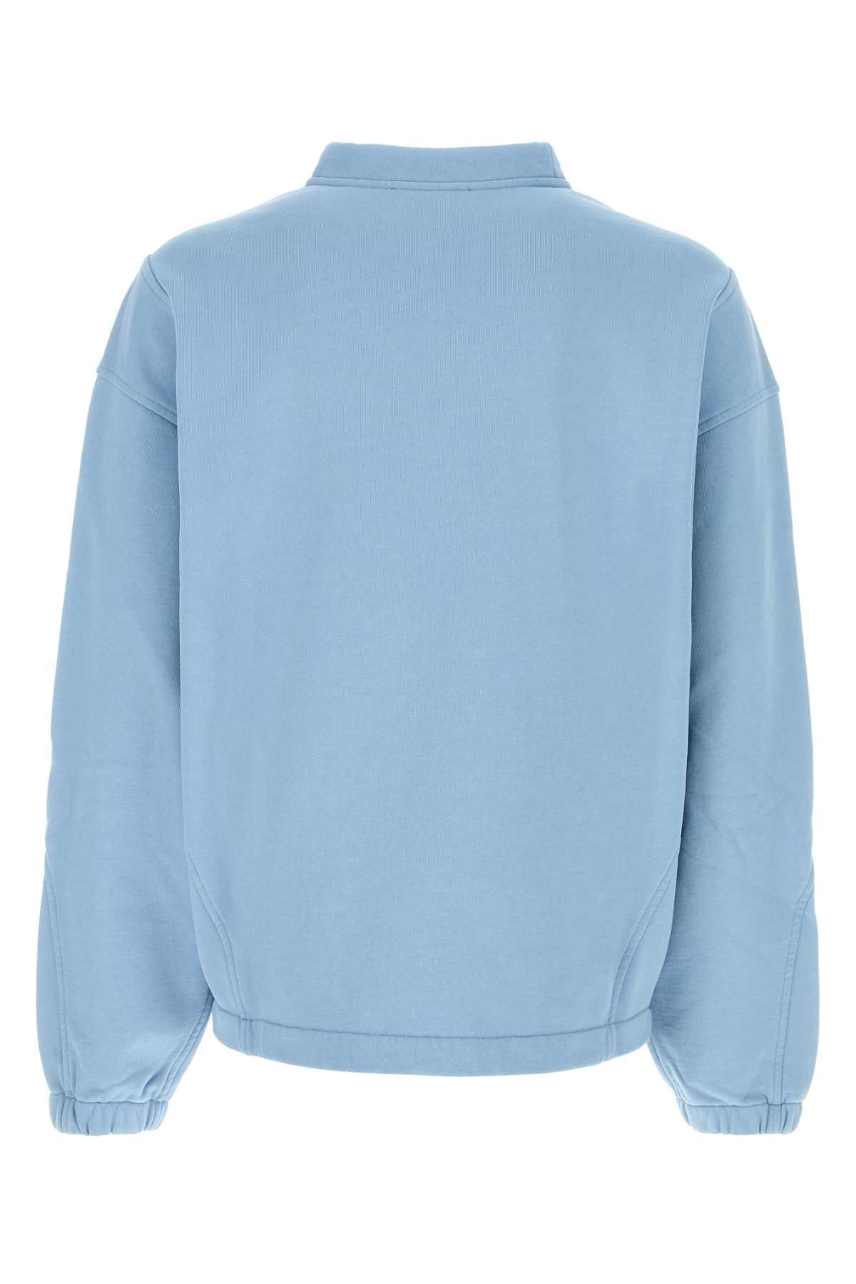 Dolce & Gabbana Men Azzurro Cotton Sweatshirt DOLCE & GABBANA