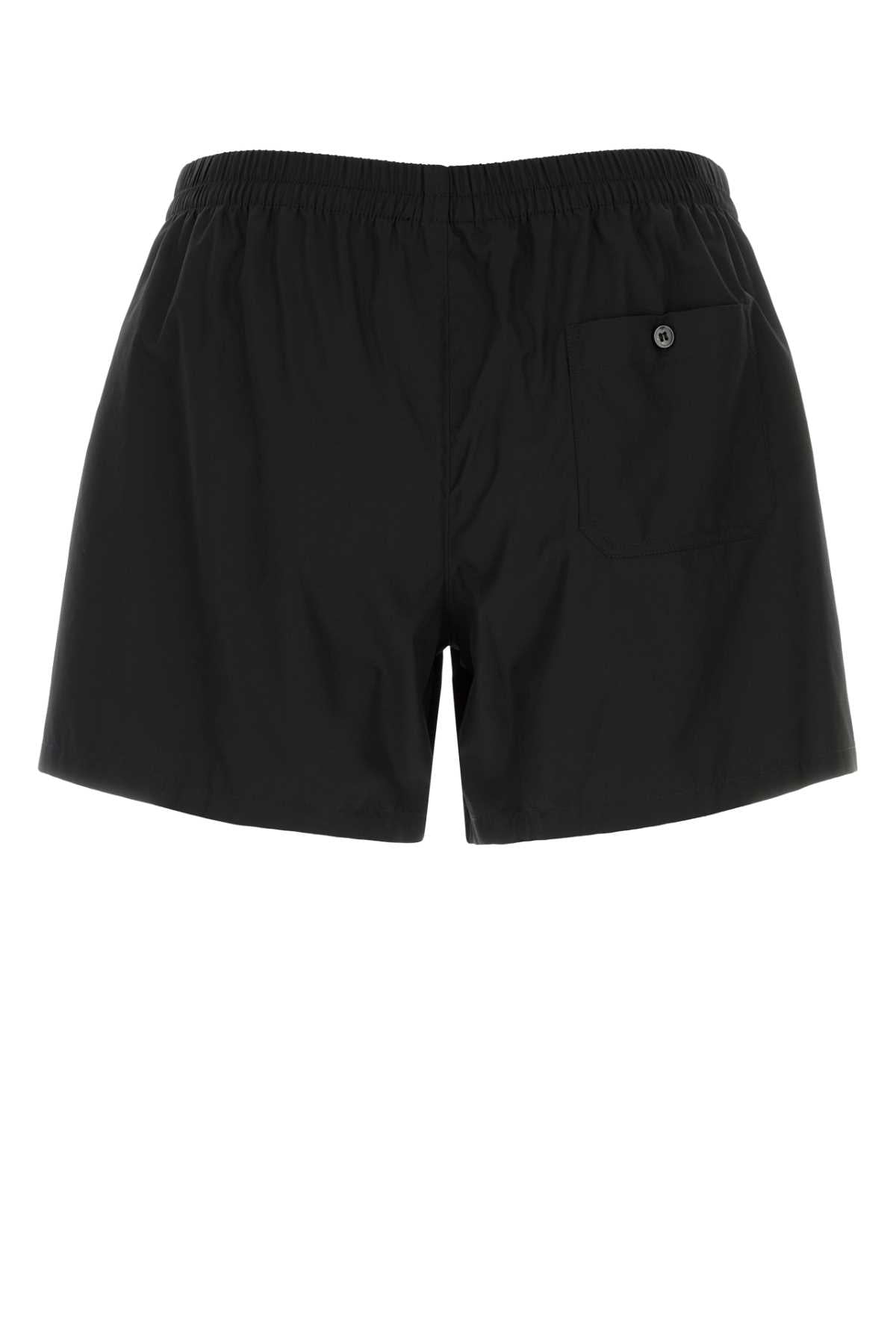Dolce & Gabbana Men Black Poplin Boxer DOLCE & GABBANA