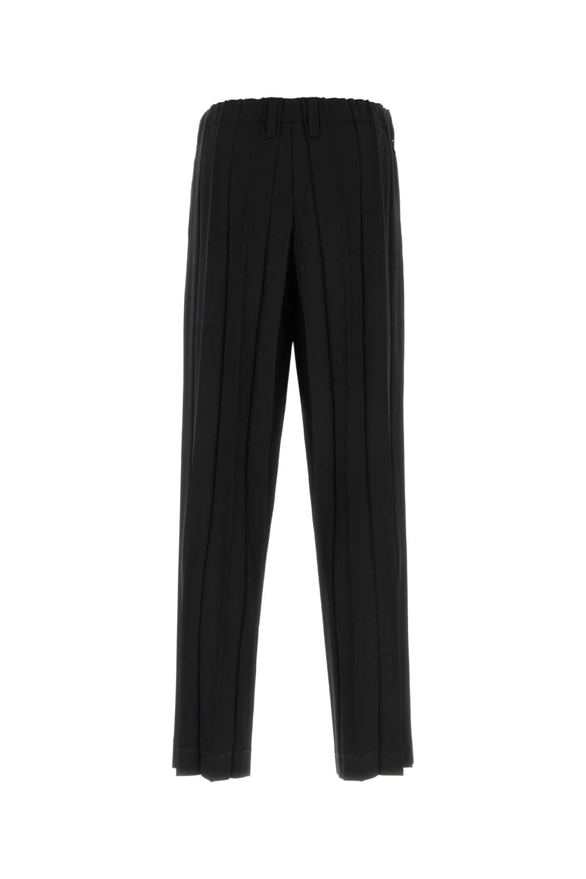Homme Plisse' Issey Miyake Men Black Polyester Pant HOMME PLISSE ISSEY MIYAKE