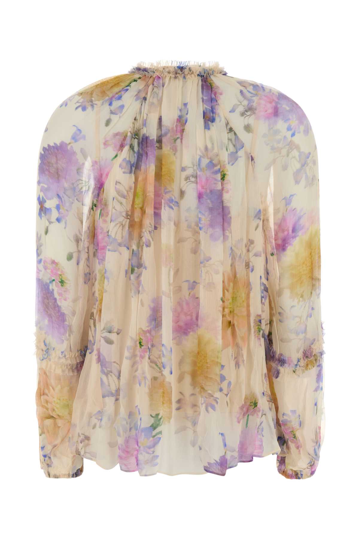 Zimmermann Women Printed Crepe Luna Blouse ZIMMERMANN