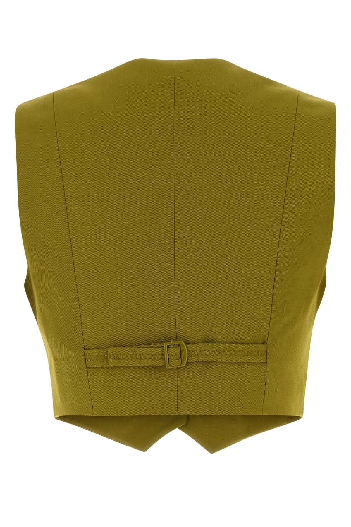 Zimmermann Women Pistachio Green Twill Luna Vest ZIMMERMANN