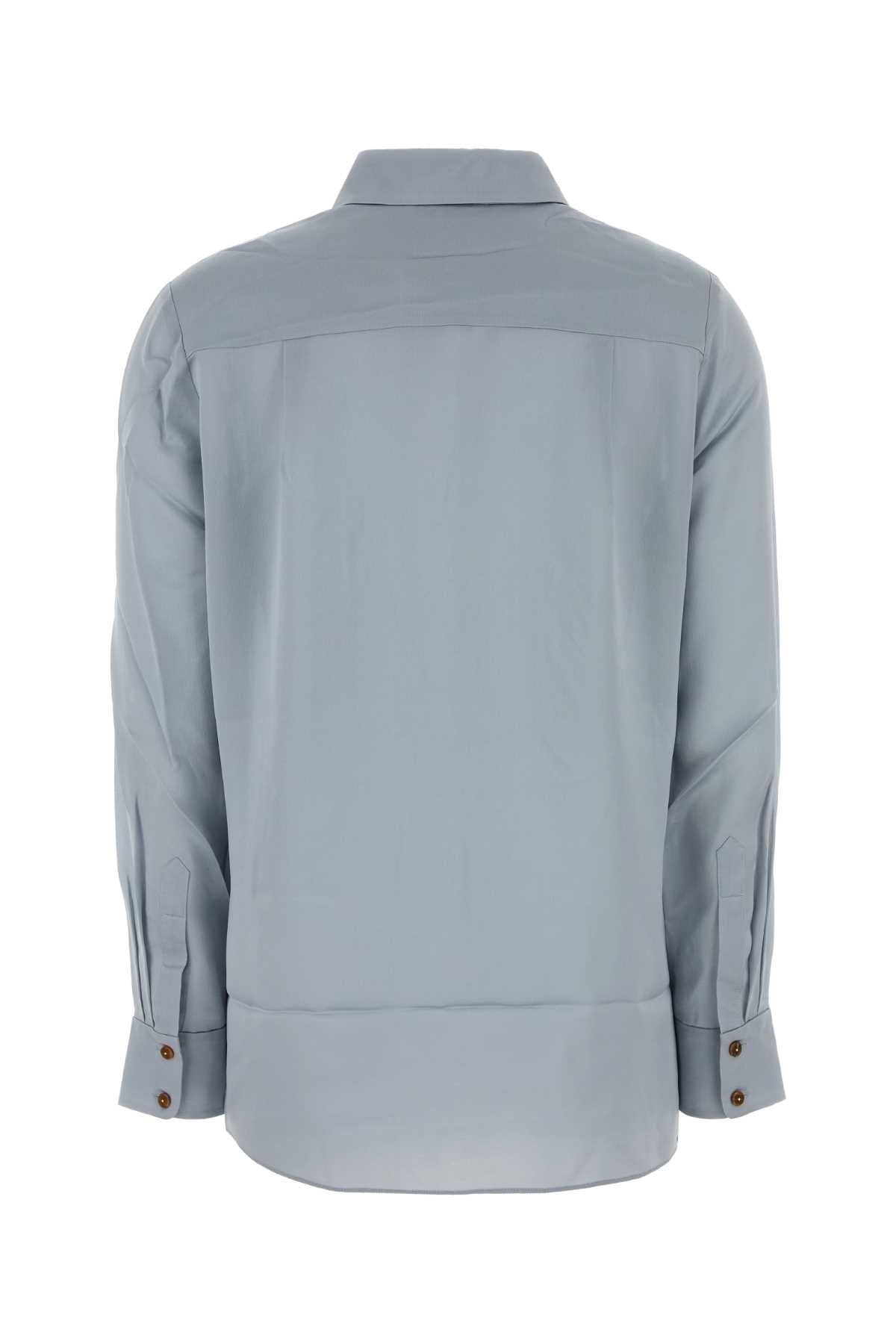 Zimmermann Women Light Blue Crepe Luna Shirt ZIMMERMANN