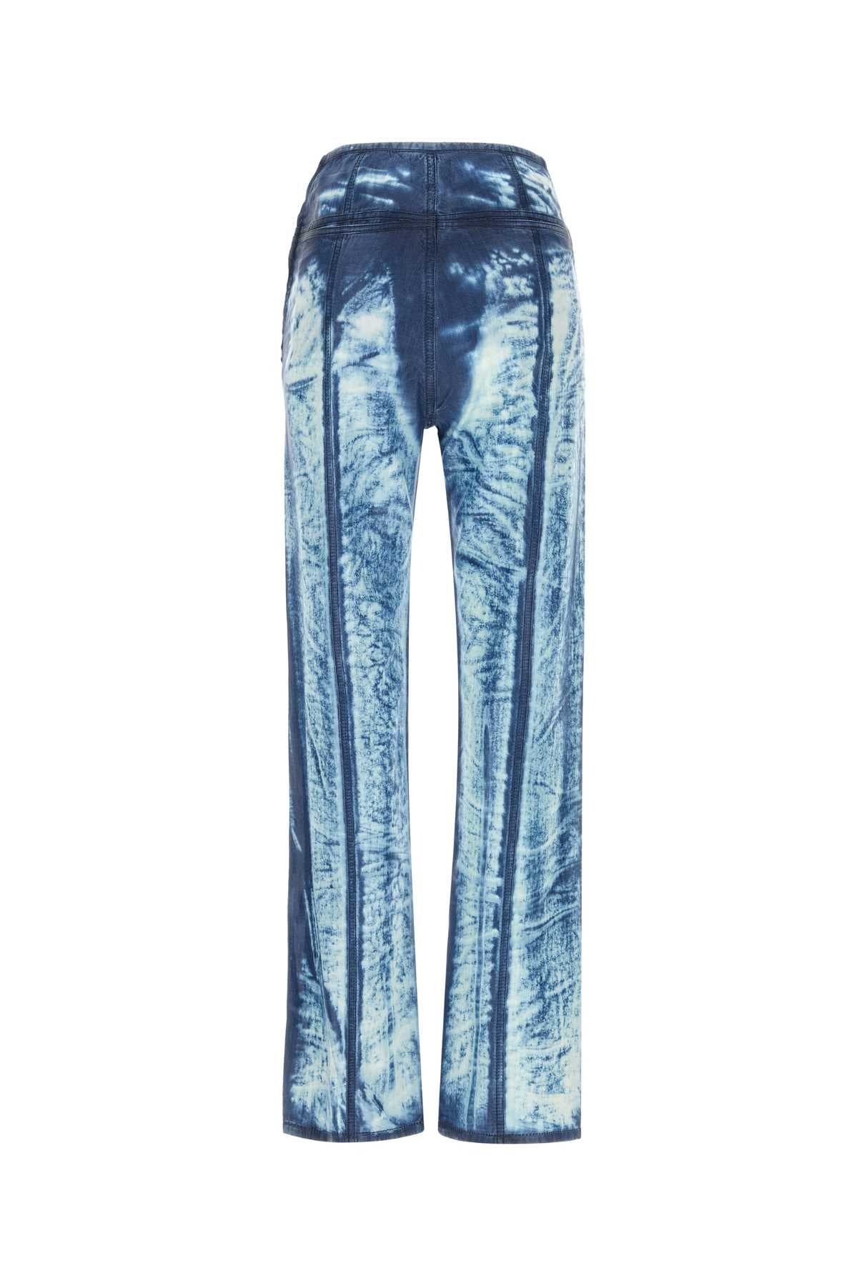 Diesel Women Light Blue Lyocell D-Lysar Pant DIESEL