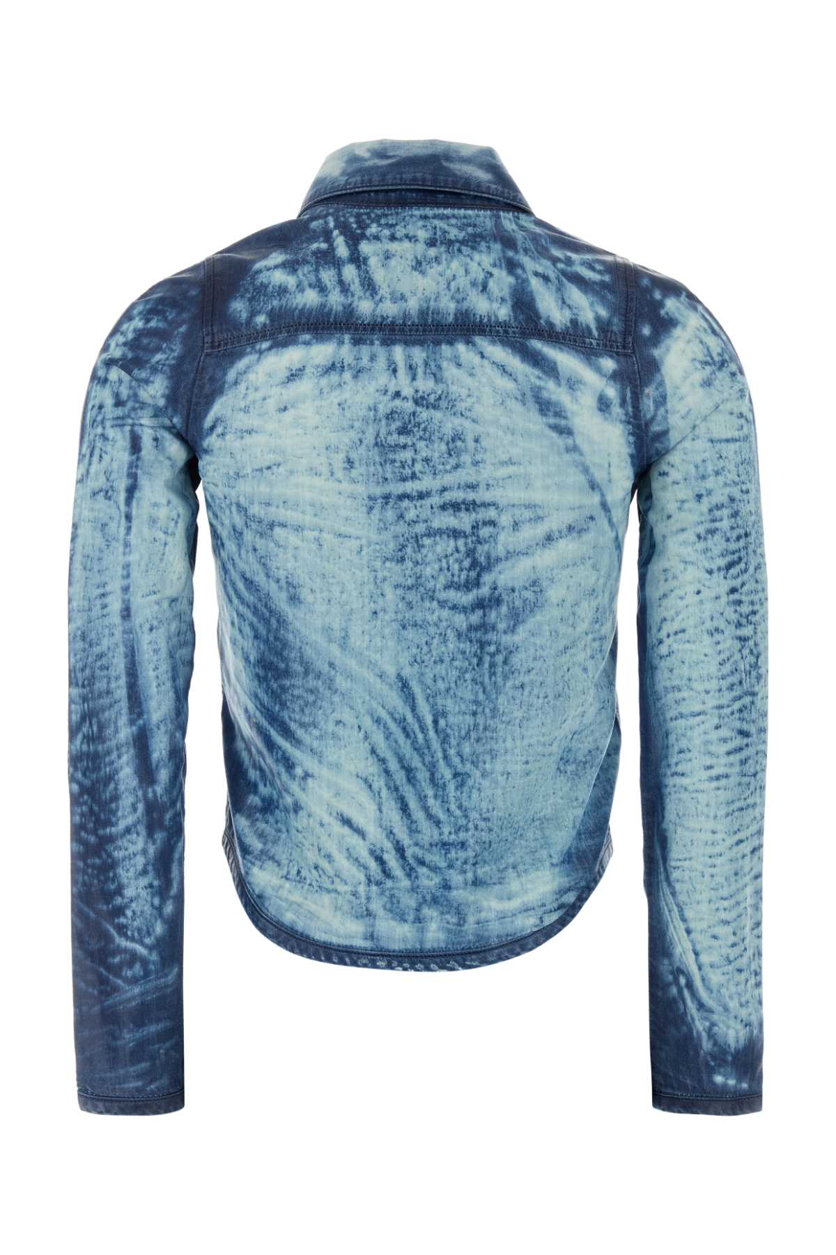 Diesel Women Light Blue Lyocell De-Lyria Shirt DIESEL