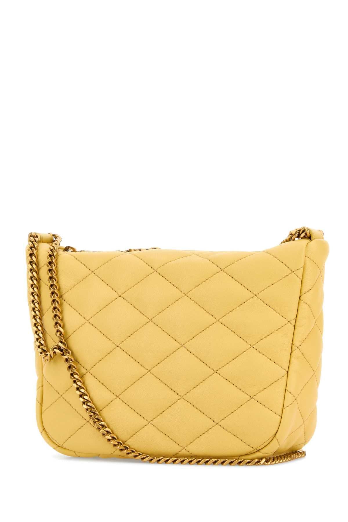 Saint Laurent Women Yellow Leather Crossbody Bag SAINT LAURENT