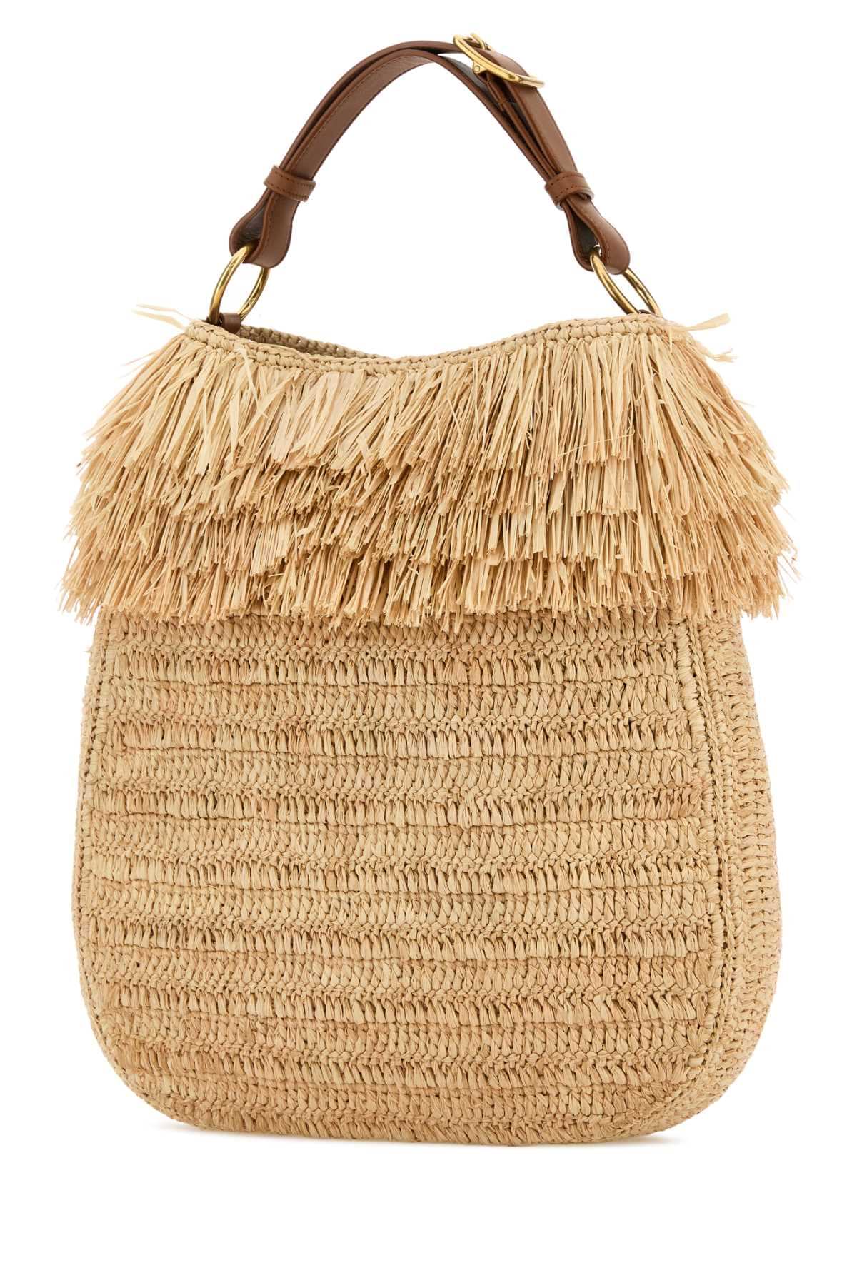 Saint Laurent Women Raffia Roady Shopping Bag SAINT LAURENT