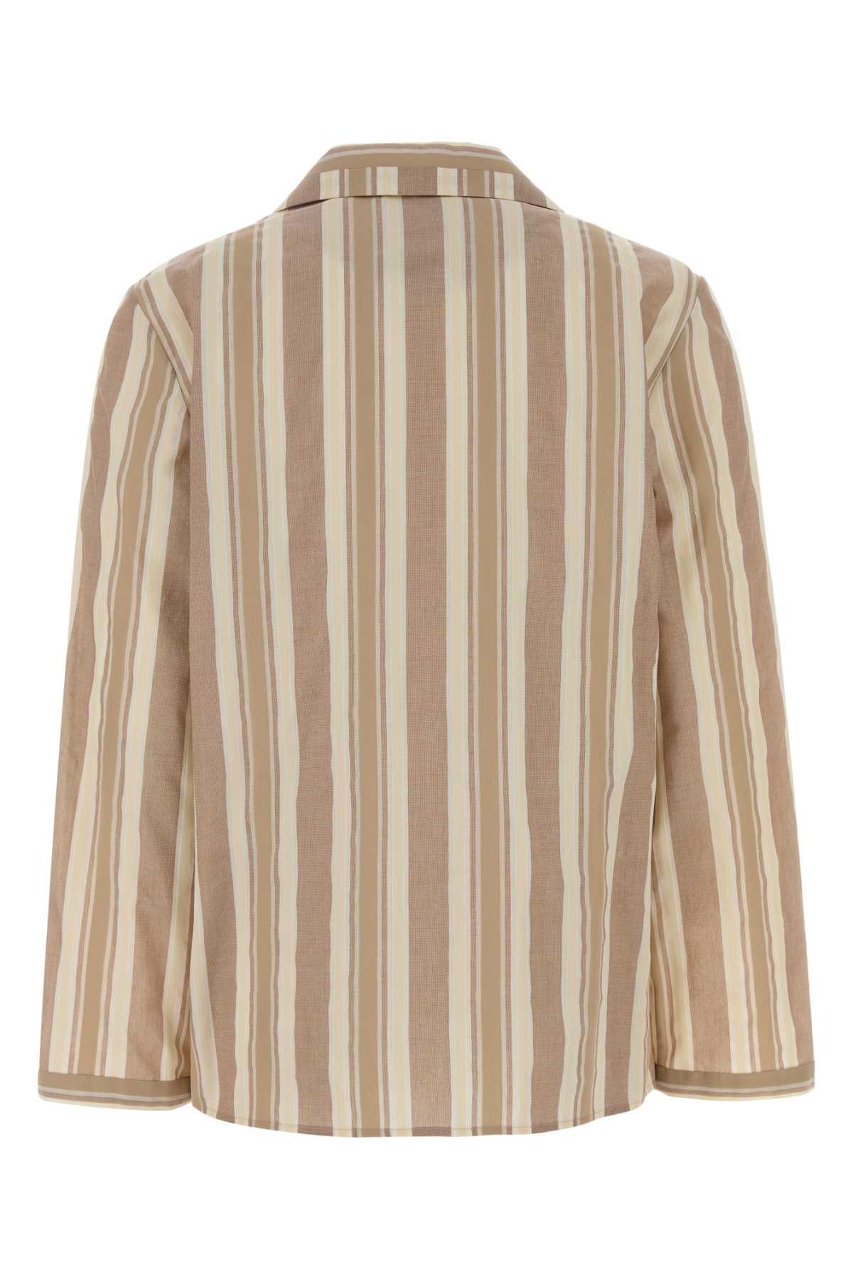 Saint Laurent Women Embroidered Cotton Shirt SAINT LAURENT