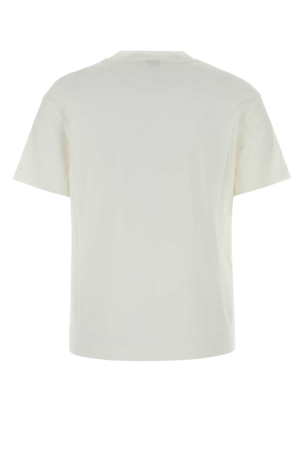 Brunello Cucinelli Women White Cotton T-Shirt BRUNELLO CUCINELLI