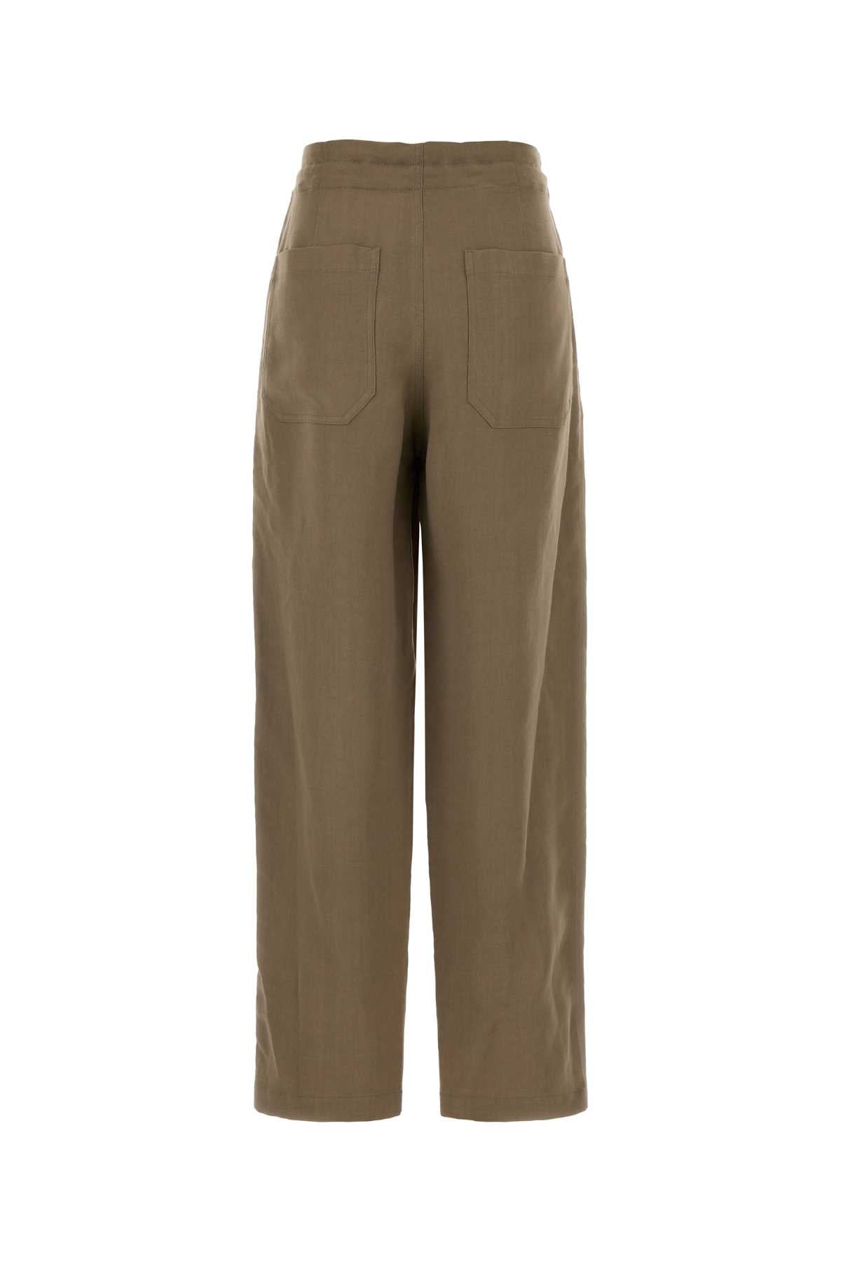 Brunello Cucinelli Women Cappuccino Jersey Pant BRUNELLO CUCINELLI