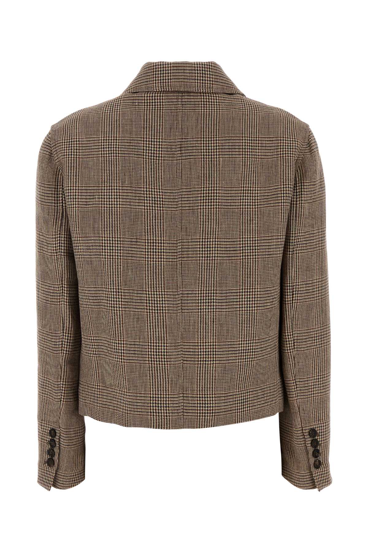 Brunello Cucinelli Women Embroidered Linen Blazer BRUNELLO CUCINELLI